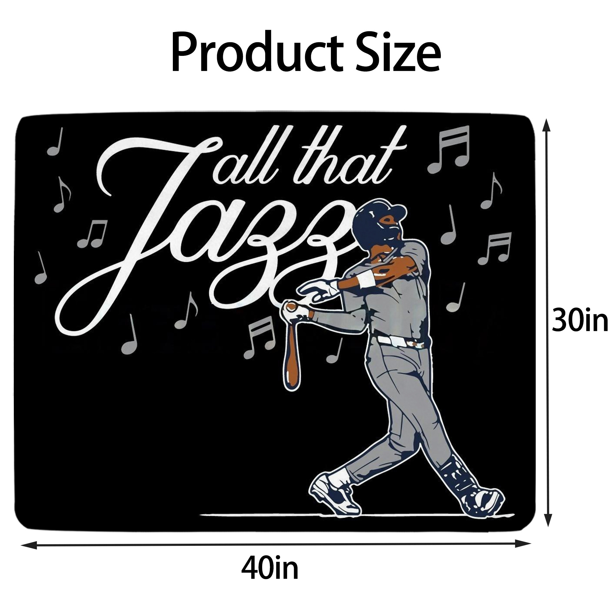 Jazz Chisholm Jr. 62 Soft Plush Fleece Blanket 30x40 Inch - 300GSM Flannel, Ultra Soft & Warm, Lightweight & Durable, Perfect For Kids, Adults, Couch, Bed, Camping, Travel, Gift For Family & Friends