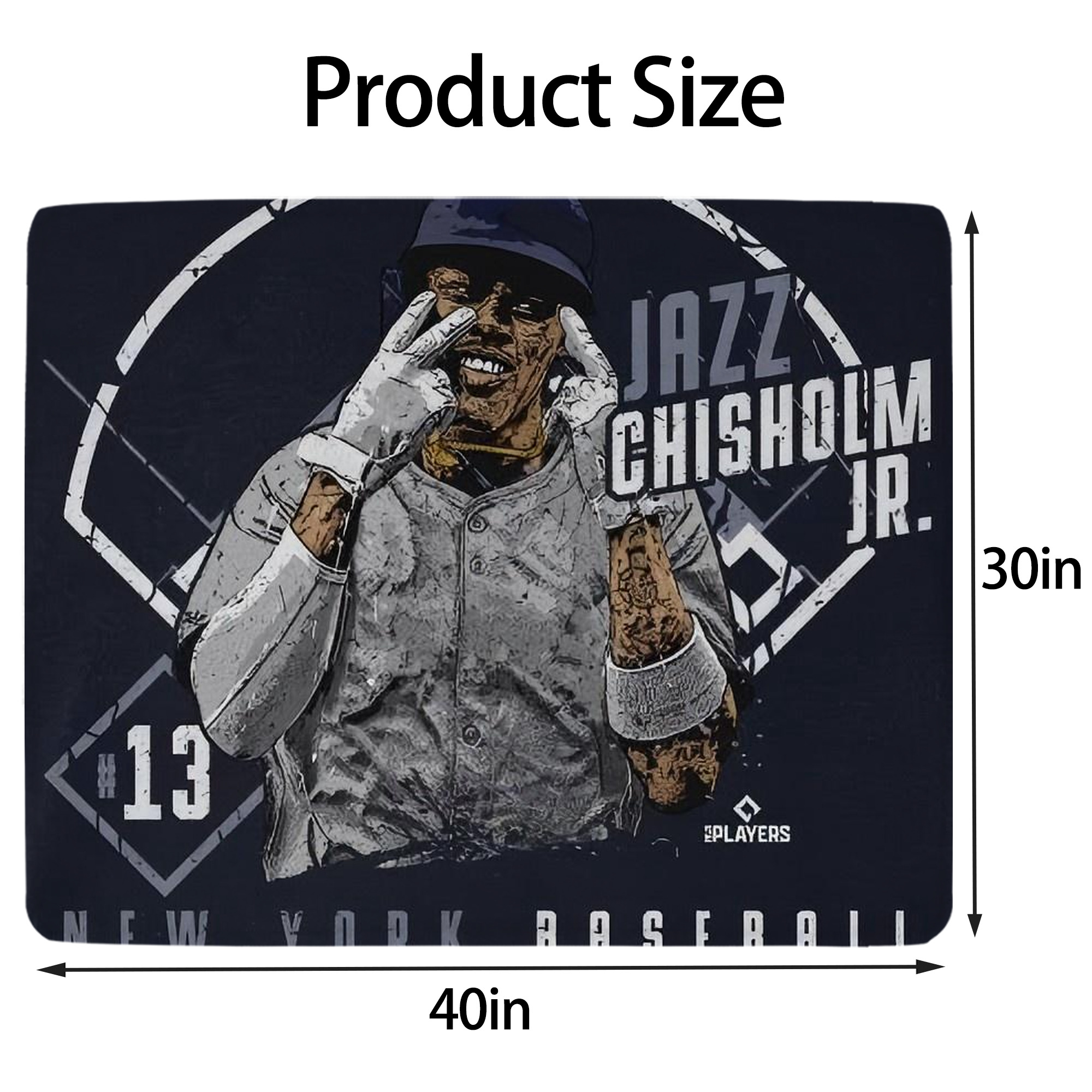 Jazz Chisholm Jr. 65 Soft Plush Fleece Blanket 30x40 Inch - 300GSM Flannel, Ultra Soft & Warm, Lightweight & Durable, Perfect For Kids, Adults, Couch, Bed, Camping, Travel, Gift For Family & Friends