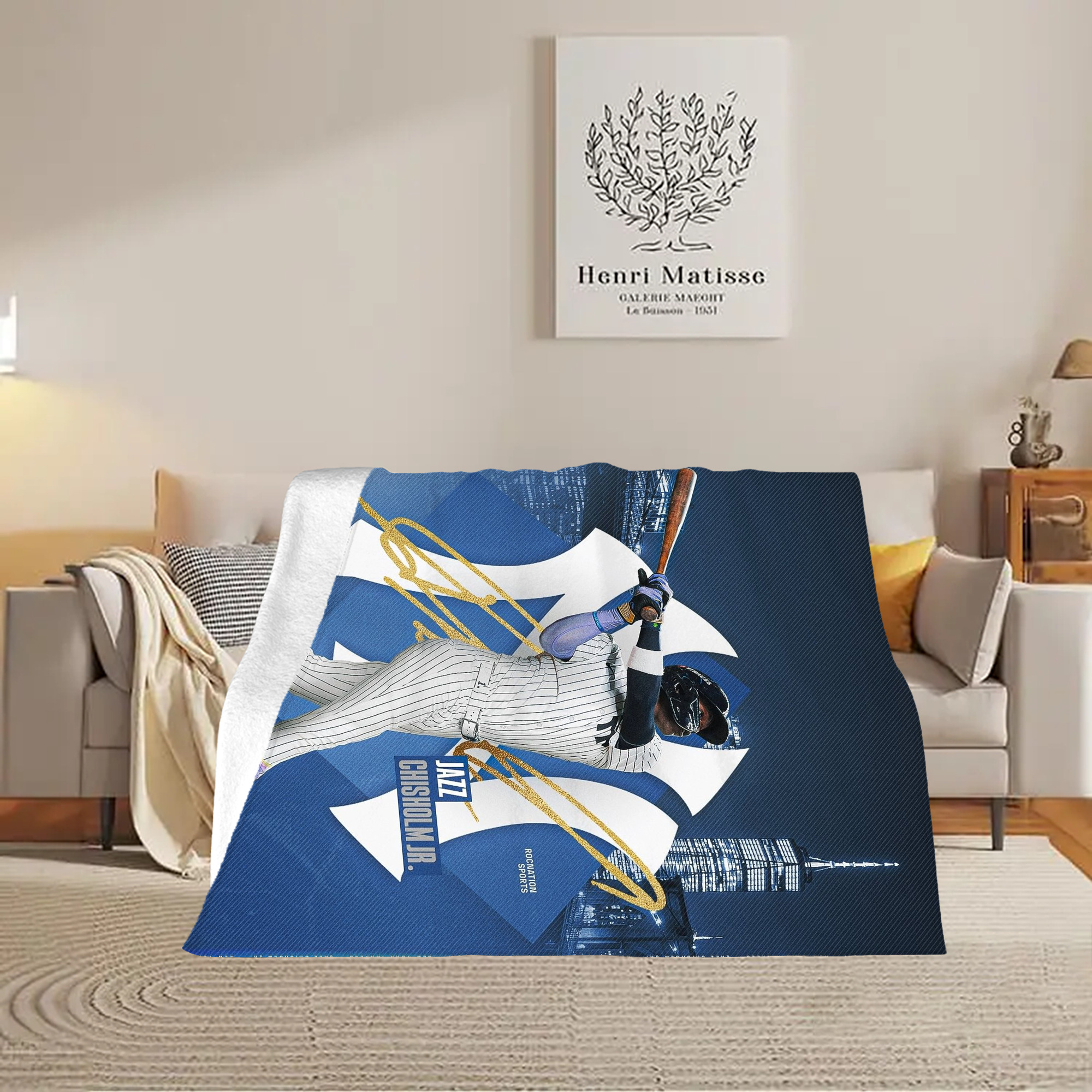 Jazz Chisholm Jr. 36 Soft Plush Fleece Blanket 30x40 Inch - 300GSM Flannel, Ultra Soft & Warm, Lightweight & Durable, Perfect For Kids, Adults, Couch, Bed, Camping, Travel, Gift For Family & Friends