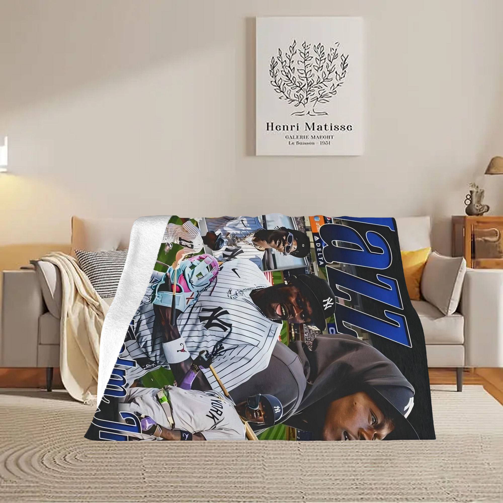 Jazz Chisholm Jr. 55 Soft Plush Fleece Blanket 30x40 Inch - 300GSM Flannel, Ultra Soft & Warm, Lightweight & Durable, Perfect For Kids, Adults, Couch, Bed, Camping, Travel, Gift For Family & Friends