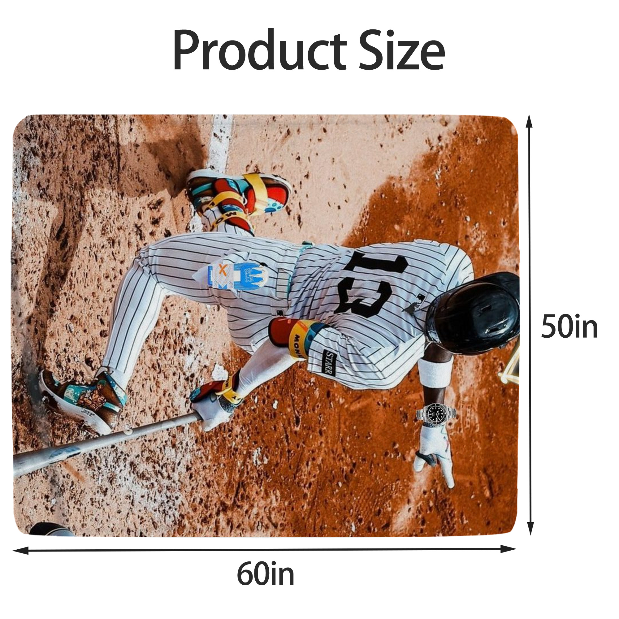 Jazz Chisholm Jr. 35 Soft Fleece Throw Blanket 50 X 60 Inch – Super Soft, Lightweight, And Durable – Perfect For Sofa, Bed, Camping, And More – Ideal Gift For Family And Friends