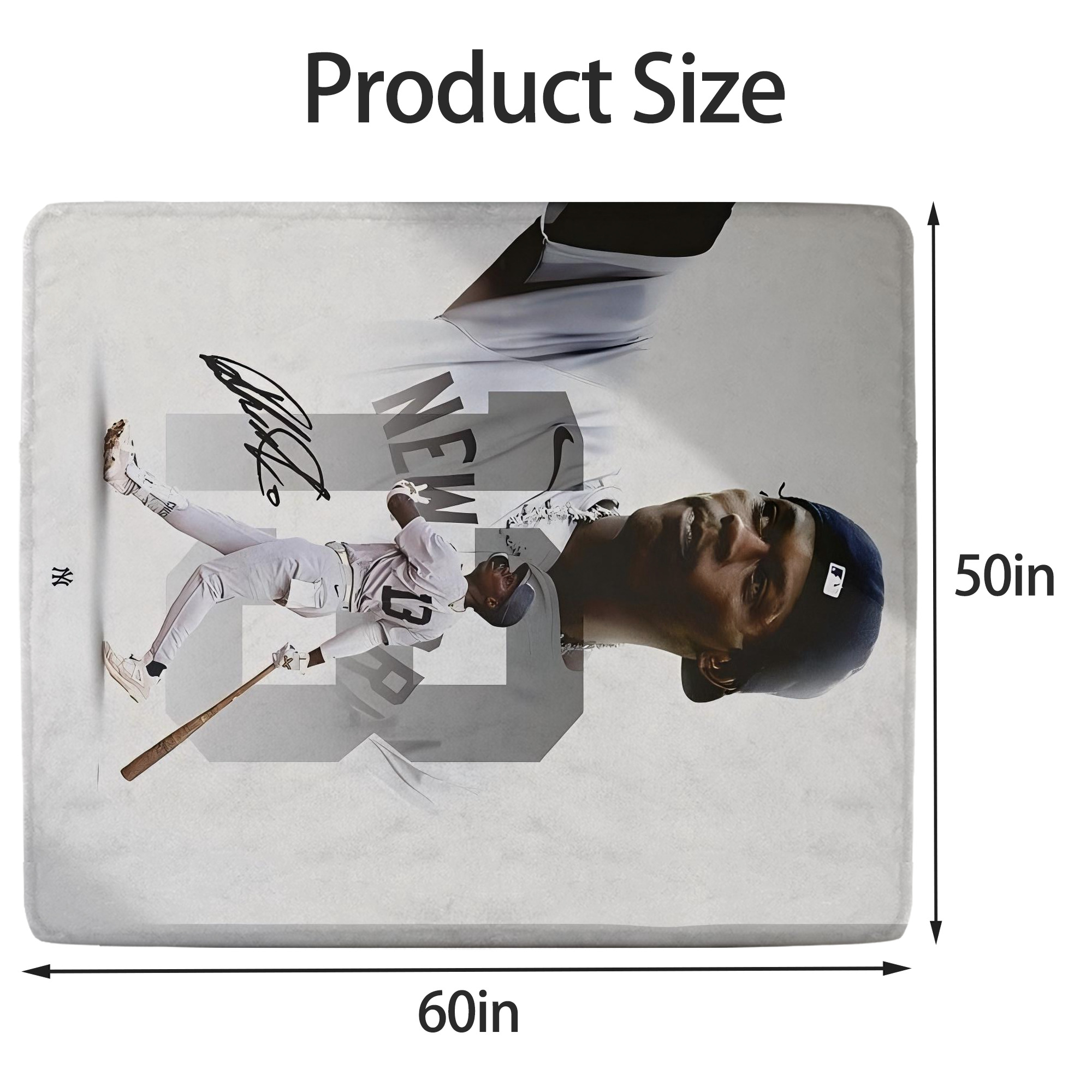 Jazz Chisholm Jr. 50 Soft Fleece Throw Blanket 50 X 60 Inch – Super Soft, Lightweight, And Durable – Perfect For Sofa, Bed, Camping, And More – Ideal Gift For Family And Friends