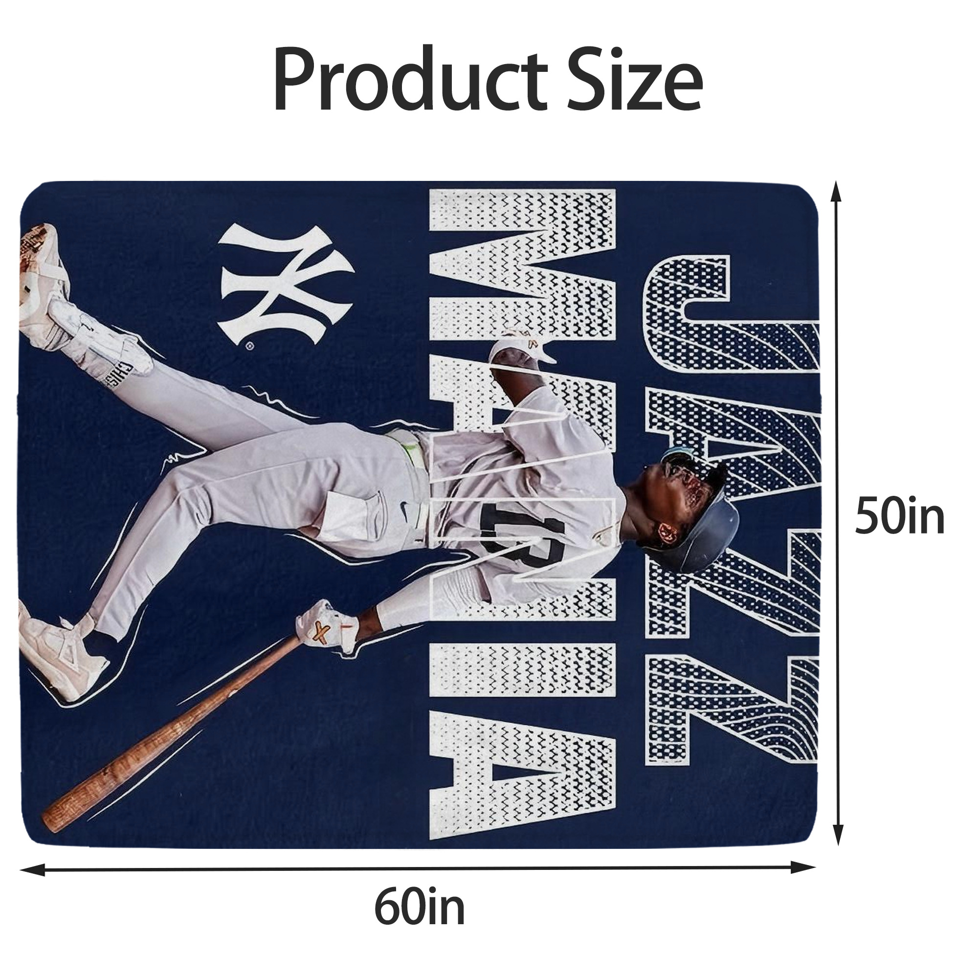 Jazz Chisholm Jr. 51 Soft Fleece Throw Blanket 50 X 60 Inch – Super Soft, Lightweight, And Durable – Perfect For Sofa, Bed, Camping, And More – Ideal Gift For Family And Friends