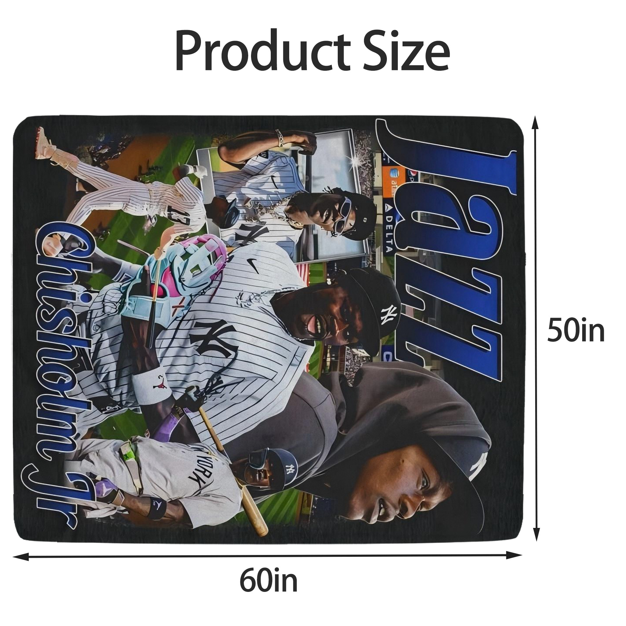 Jazz Chisholm Jr. 55 Soft Fleece Throw Blanket 50 X 60 Inch – Super Soft, Lightweight, And Durable – Perfect For Sofa, Bed, Camping, And More – Ideal Gift For Family And Friends