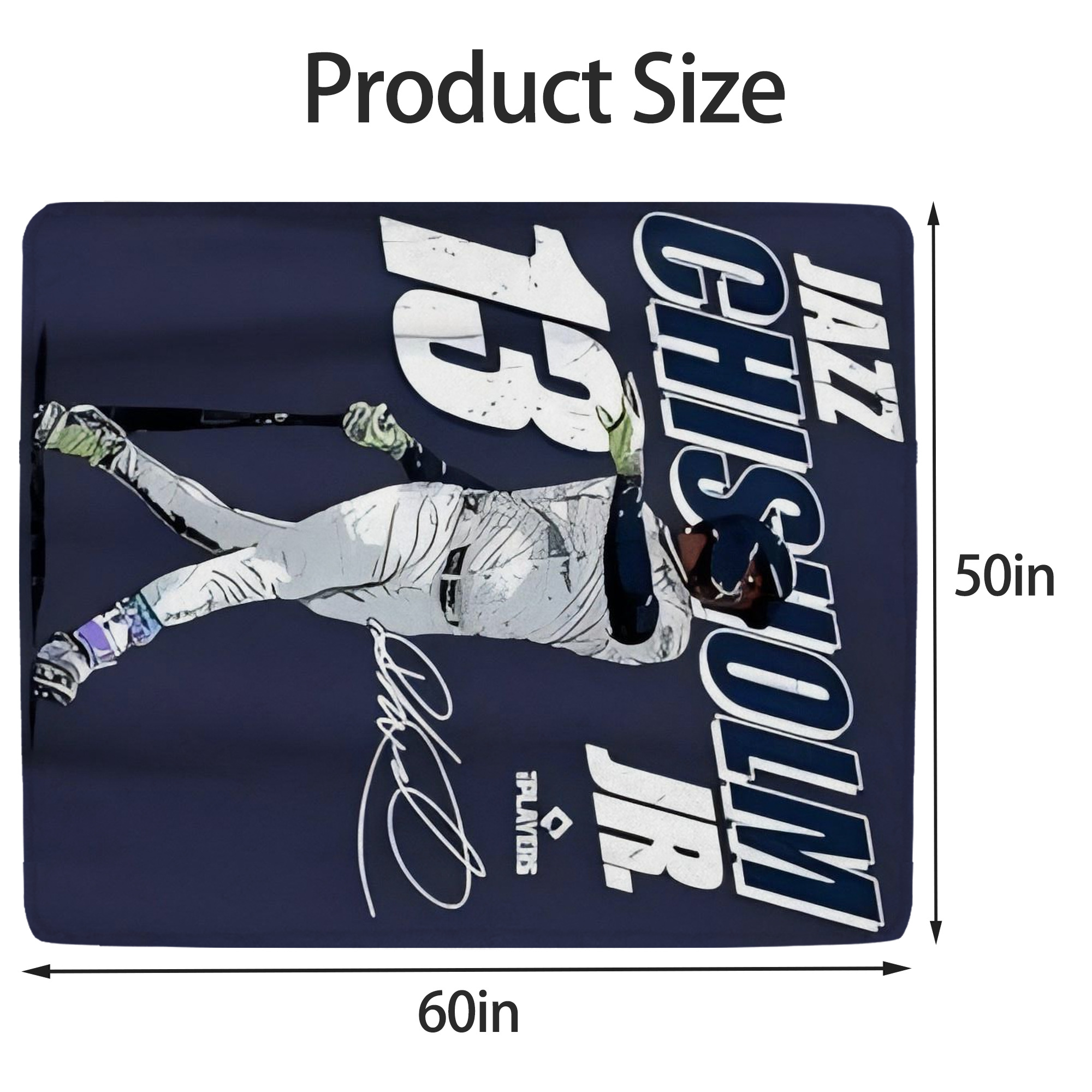 Jazz Chisholm Jr. 59 Soft Fleece Throw Blanket 50 X 60 Inch – Super Soft, Lightweight, And Durable – Perfect For Sofa, Bed, Camping, And More – Ideal Gift For Family And Friends