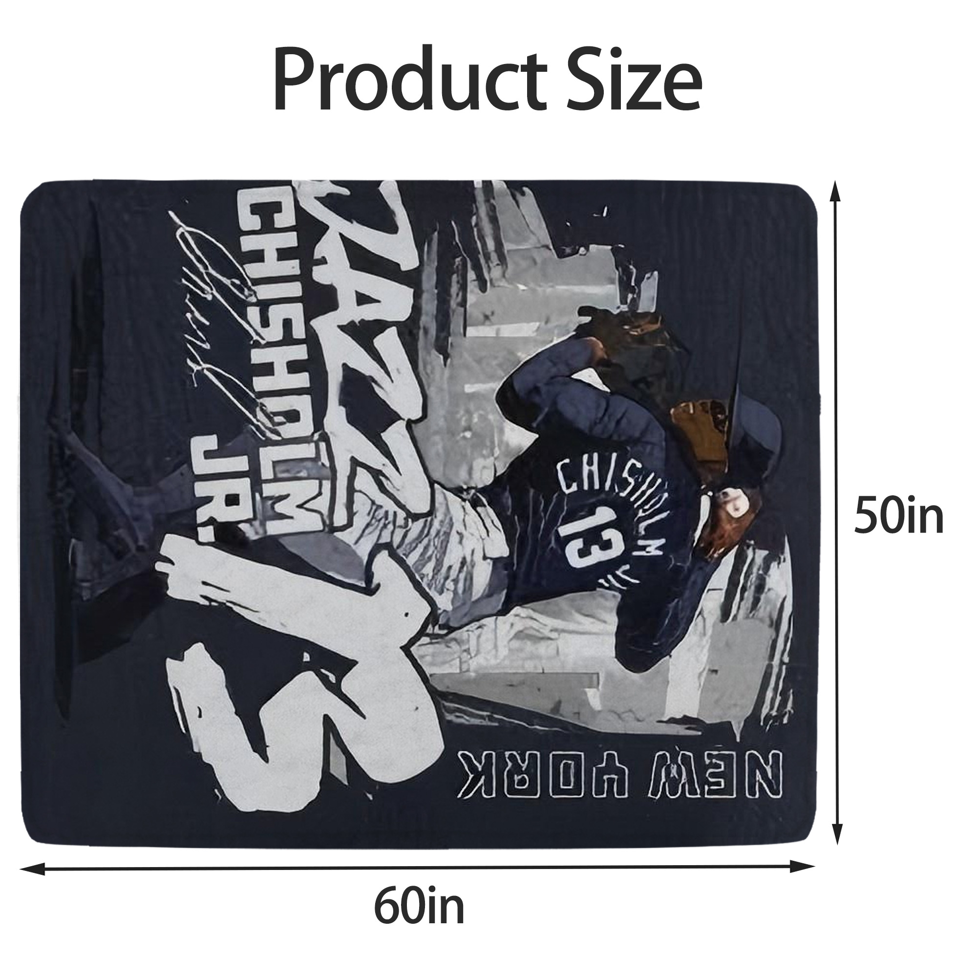 Jazz Chisholm Jr. 61 Soft Fleece Throw Blanket 50 X 60 Inch – Super Soft, Lightweight, And Durable – Perfect For Sofa, Bed, Camping, And More – Ideal Gift For Family And Friends