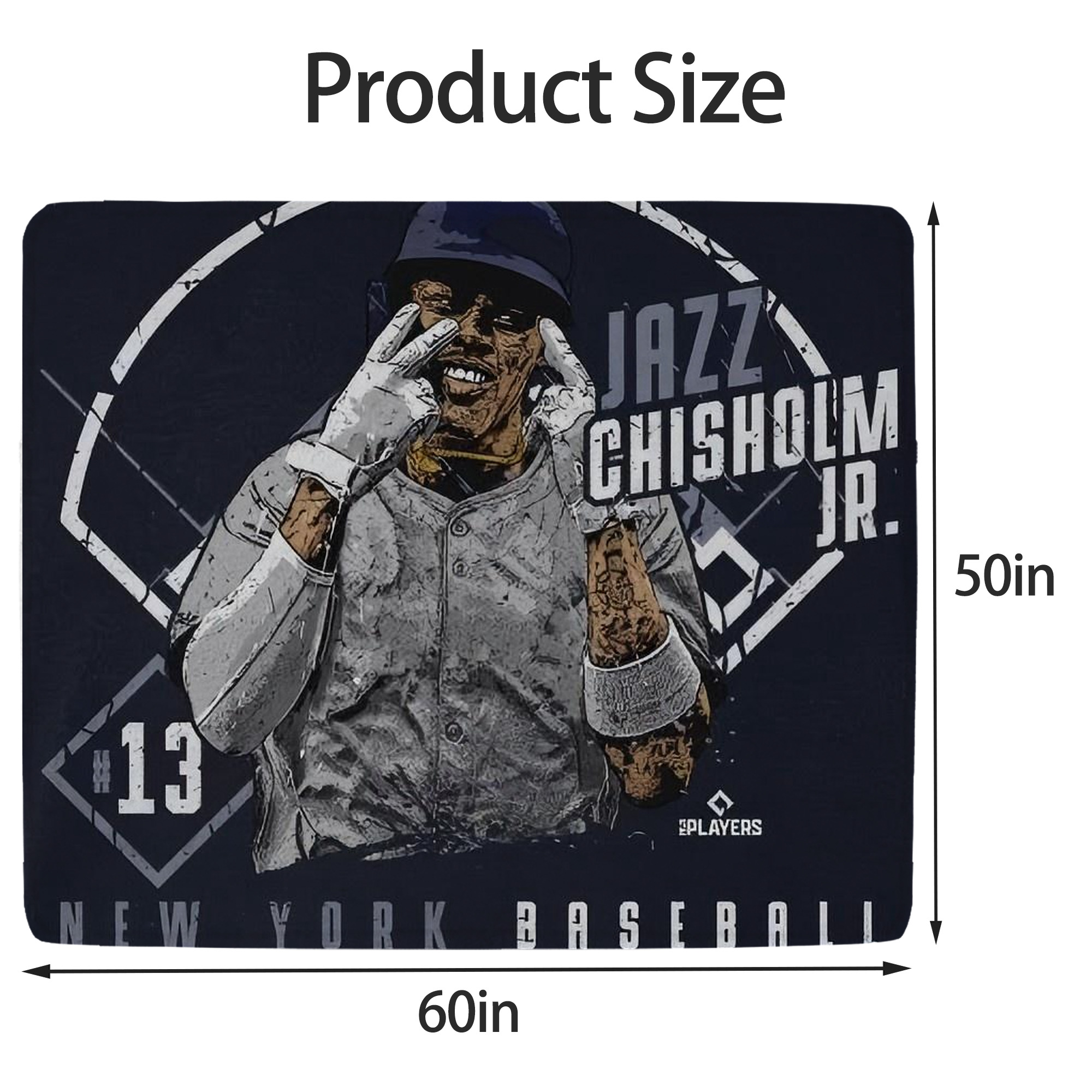 Jazz Chisholm Jr. 65 Soft Fleece Throw Blanket 50 X 60 Inch – Super Soft, Lightweight, And Durable – Perfect For Sofa, Bed, Camping, And More – Ideal Gift For Family And Friends