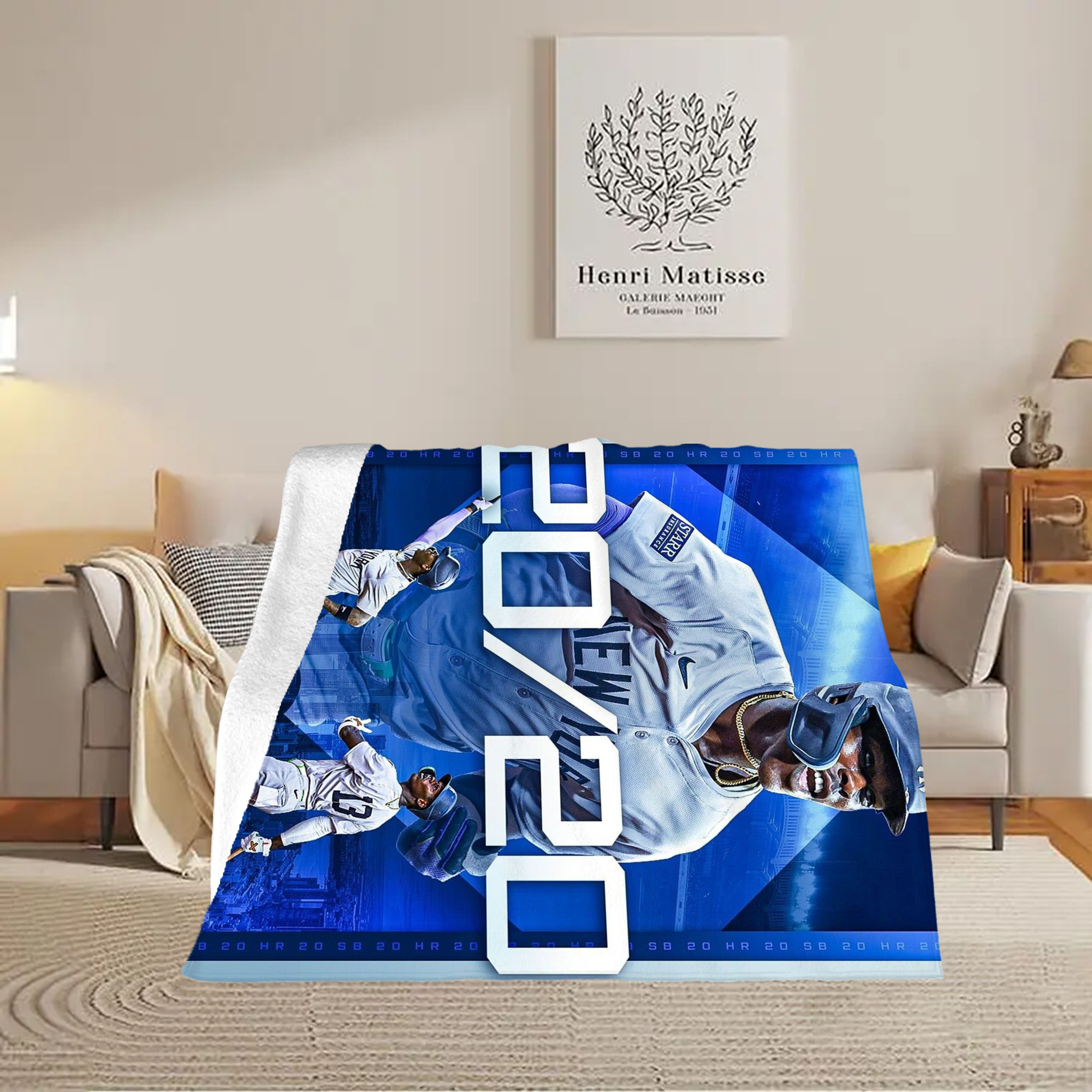 Jazz Chisholm Jr. 34 Soft Fleece Throw Blanket 50 X 60 Inch – Super Soft, Lightweight, And Durable – Perfect For Sofa, Bed, Camping, And More – Ideal Gift For Family And Friends