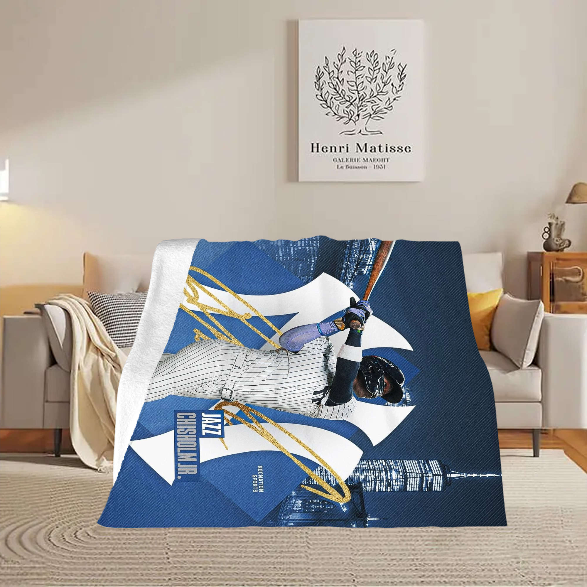 Jazz Chisholm Jr. 36 Soft Fleece Throw Blanket 50 X 60 Inch – Super Soft, Lightweight, And Durable – Perfect For Sofa, Bed, Camping, And More – Ideal Gift For Family And Friends