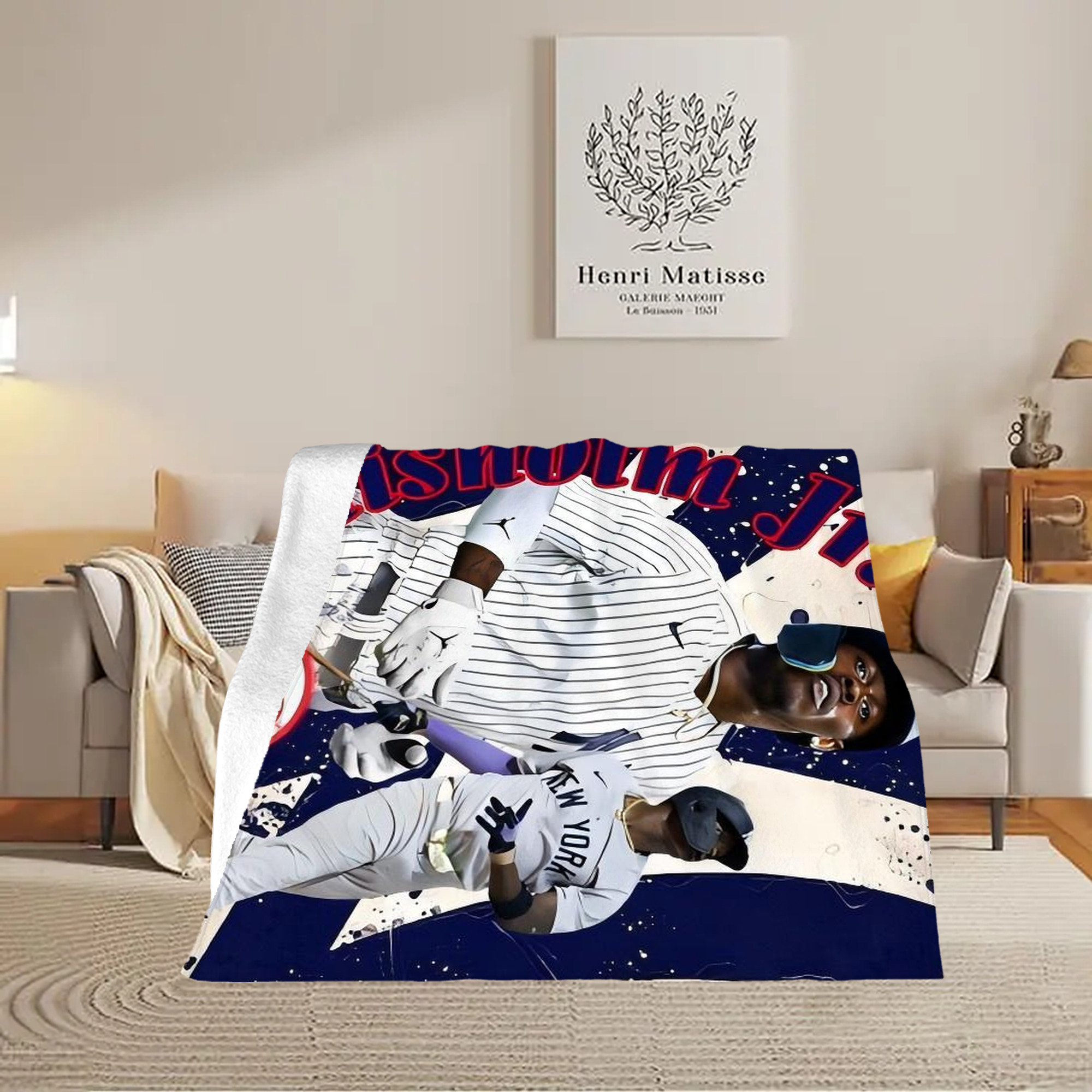 Jazz Chisholm Jr. 48 Soft Fleece Throw Blanket 50 X 60 Inch – Super Soft, Lightweight, And Durable – Perfect For Sofa, Bed, Camping, And More – Ideal Gift For Family And Friends