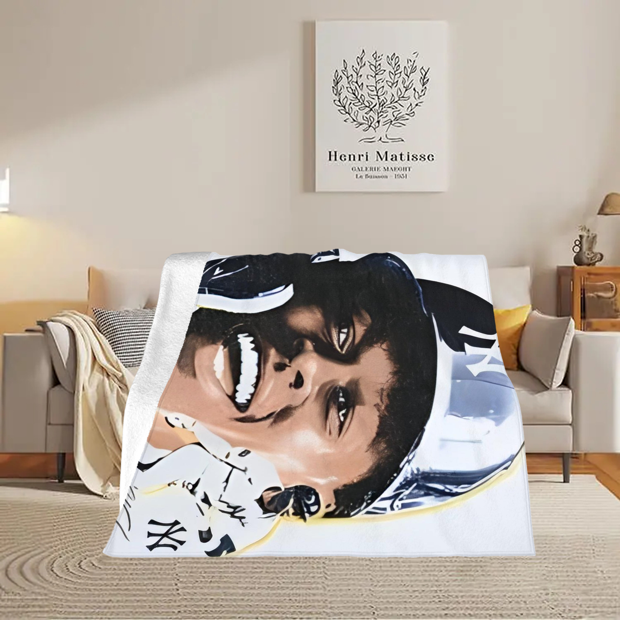 Jazz Chisholm Jr. 52 Soft Fleece Throw Blanket 50 X 60 Inch – Super Soft, Lightweight, And Durable – Perfect For Sofa, Bed, Camping, And More – Ideal Gift For Family And Friends