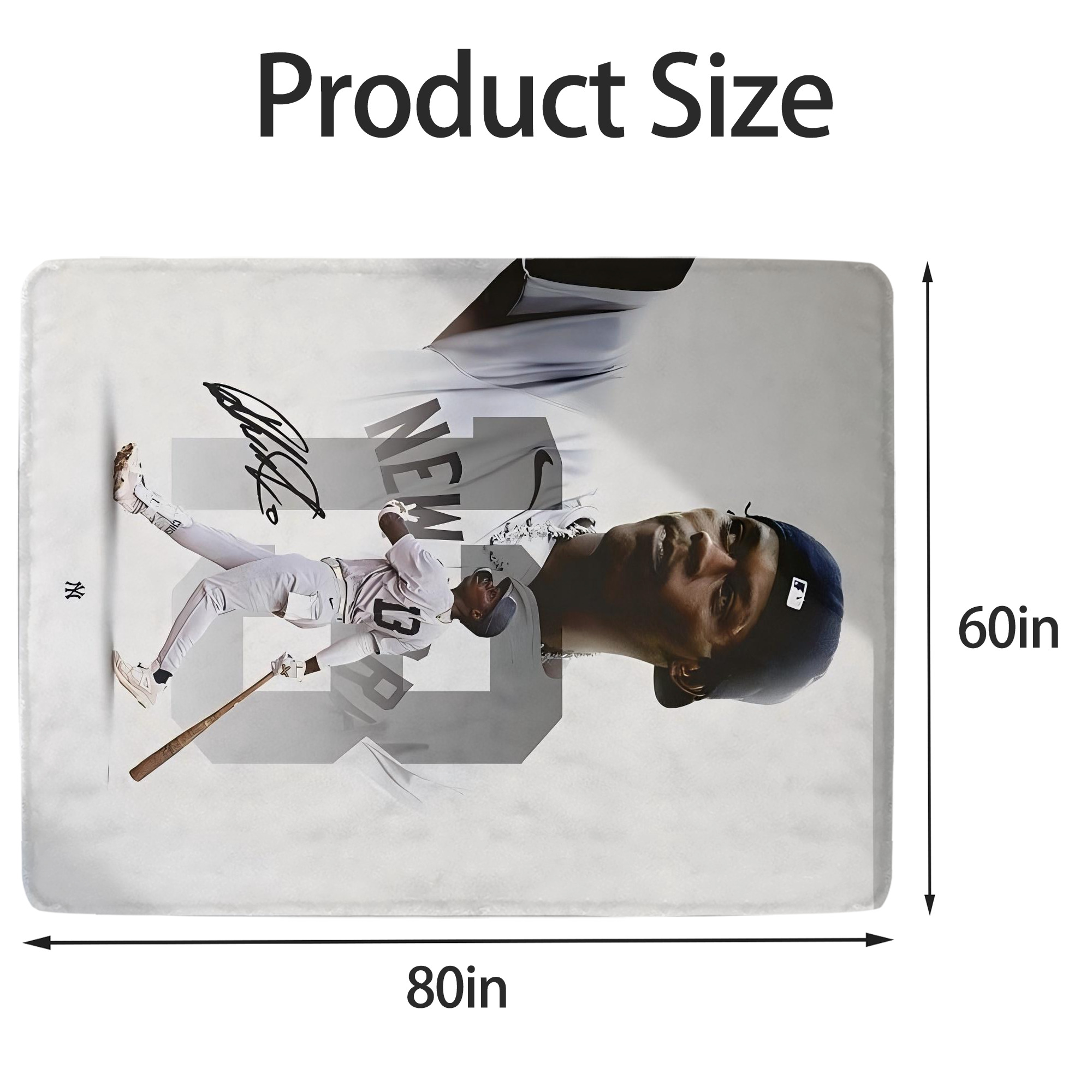 Jazz Chisholm Jr. 50 Soft Fleece Throw Blanket 60 X 80 Inch – Super Soft, Lightweight, And Durable – Perfect For Sofa, Bed, Camping, And More – Ideal Gift For Family And Friends