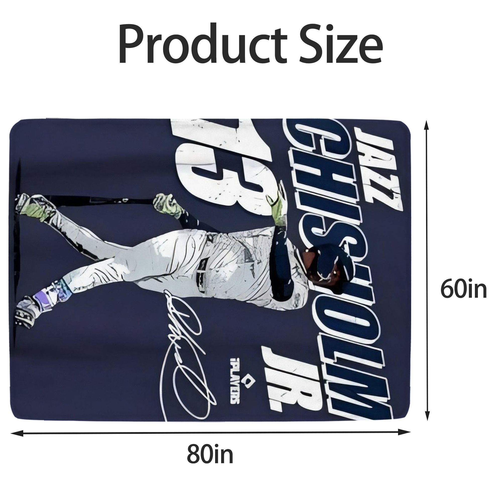 Jazz Chisholm Jr. 59 Soft Fleece Throw Blanket 60 X 80 Inch – Super Soft, Lightweight, And Durable – Perfect For Sofa, Bed, Camping, And More – Ideal Gift For Family And Friends