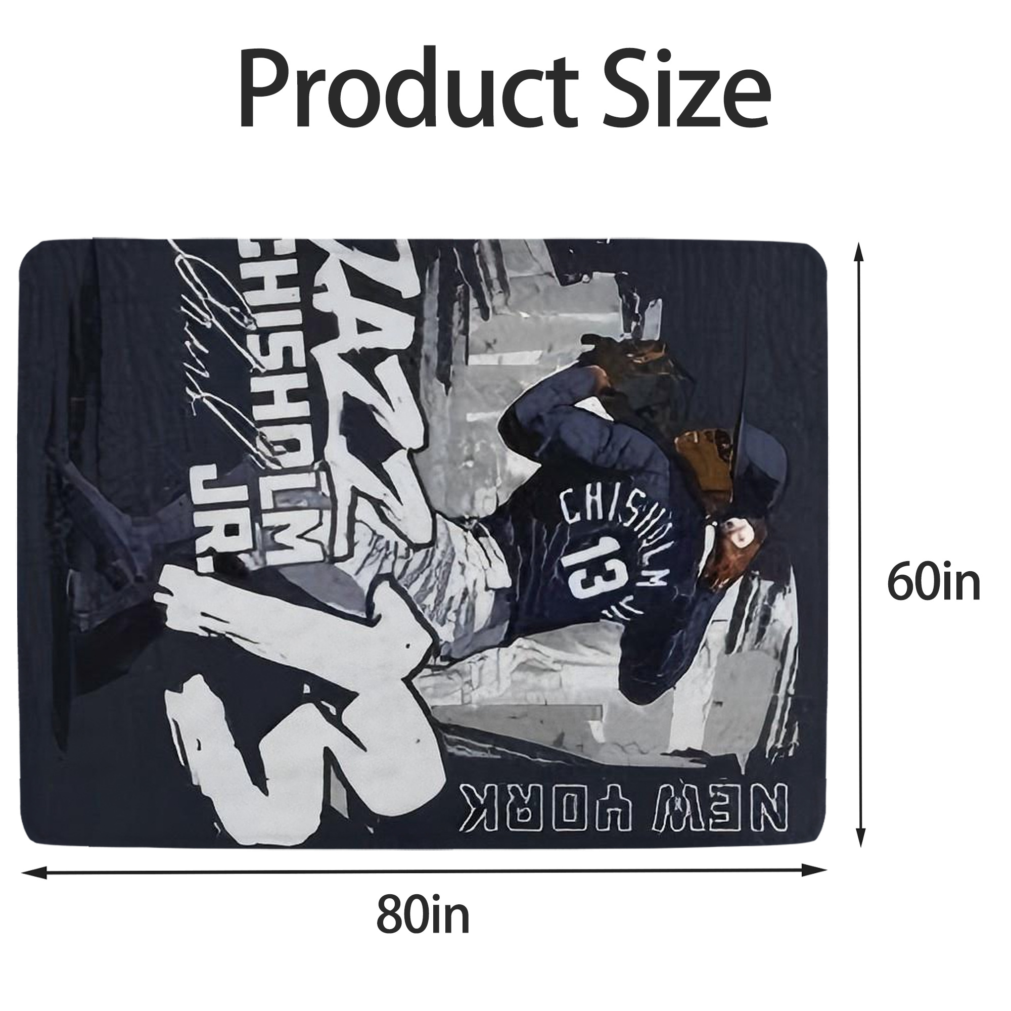 Jazz Chisholm Jr. 61 Soft Fleece Throw Blanket 60 X 80 Inch – Super Soft, Lightweight, And Durable – Perfect For Sofa, Bed, Camping, And More – Ideal Gift For Family And Friends