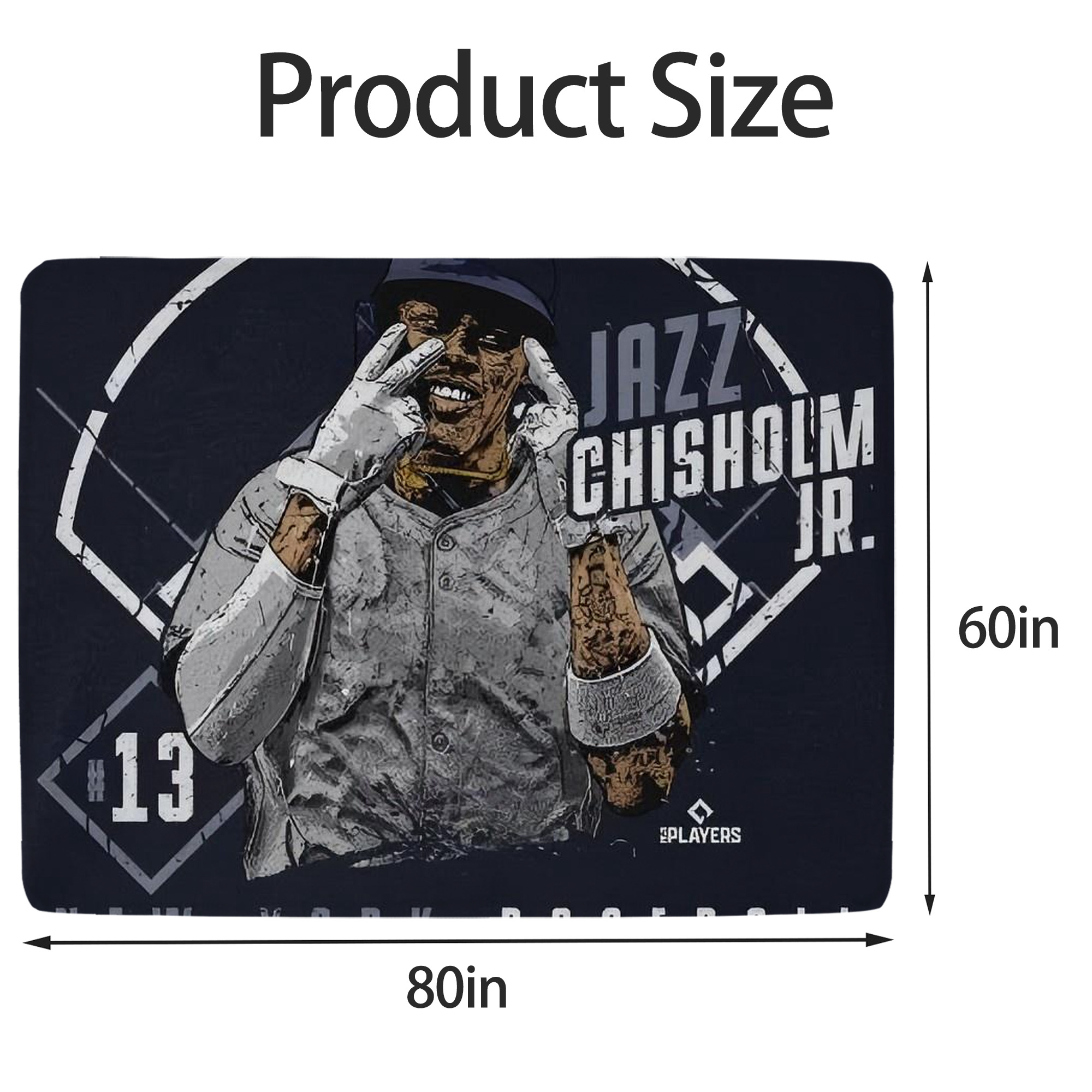Jazz Chisholm Jr. 65 Soft Fleece Throw Blanket 60 X 80 Inch – Super Soft, Lightweight, And Durable – Perfect For Sofa, Bed, Camping, And More – Ideal Gift For Family And Friends