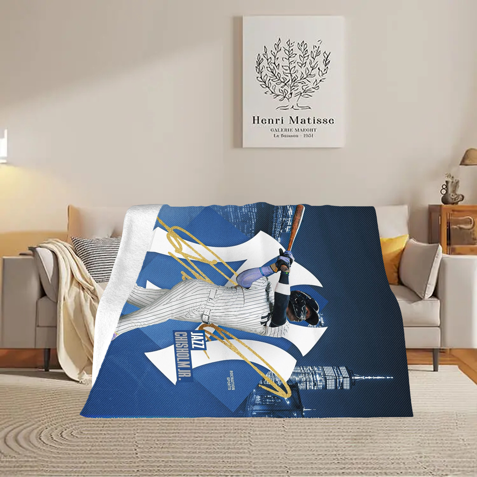 Jazz Chisholm Jr. 36 Soft Fleece Throw Blanket 60 X 80 Inch – Super Soft, Lightweight, And Durable – Perfect For Sofa, Bed, Camping, And More – Ideal Gift For Family And Friends