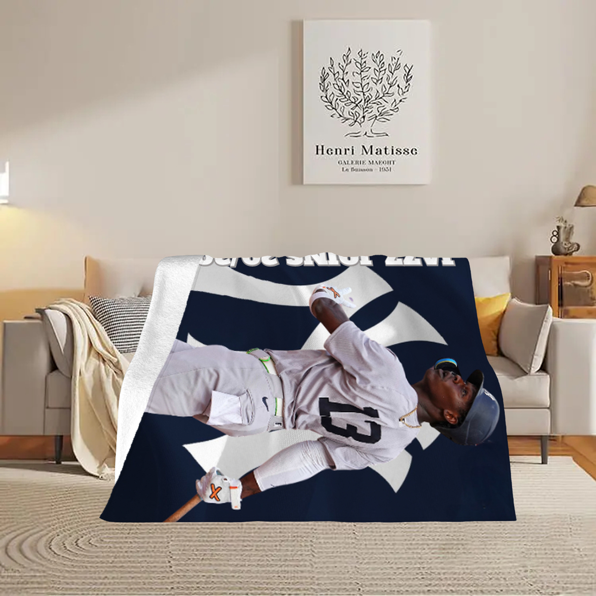 Jazz Chisholm Jr. 47 Soft Fleece Throw Blanket 60 X 80 Inch – Super Soft, Lightweight, And Durable – Perfect For Sofa, Bed, Camping, And More – Ideal Gift For Family And Friends