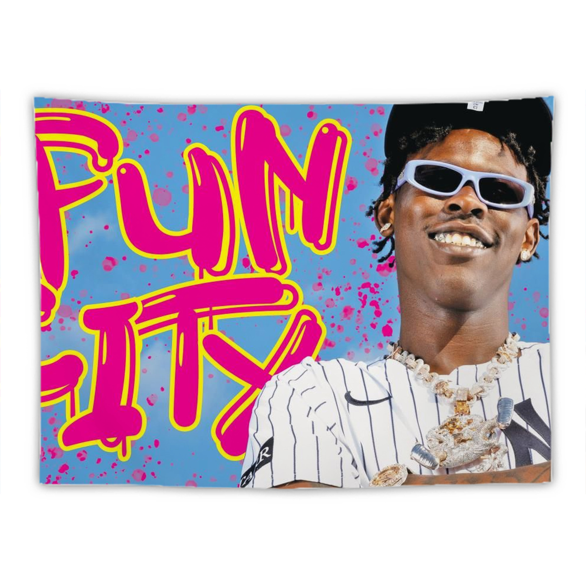 Jazz Chisholm Jr. 66 Wall Tapestry For Bedroom Aesthetic – Boho Style Polyester Fabric Wall Hanging With Hooks – 60 X 90 Inch Large Size, Lightweight, Durable, Easy To Hang