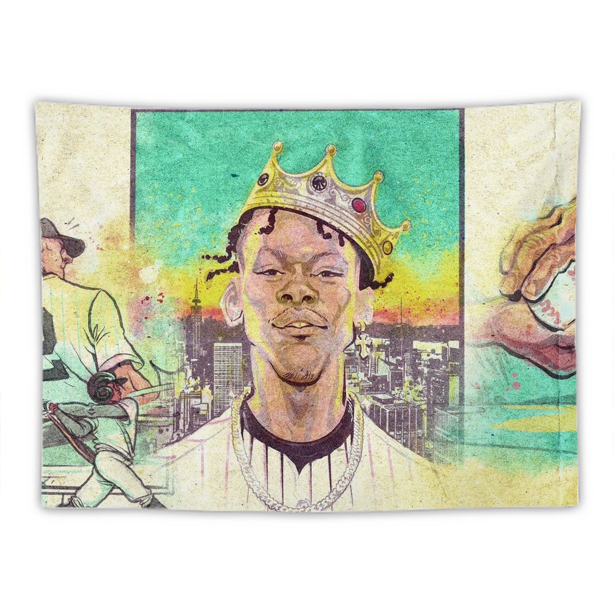 Jazz Chisholm Jr. 68 Wall Tapestry For Bedroom Aesthetic – Boho Style Polyester Fabric Wall Hanging With Hooks – 60 X 90 Inch Large Size, Lightweight, Durable, Easy To Hang