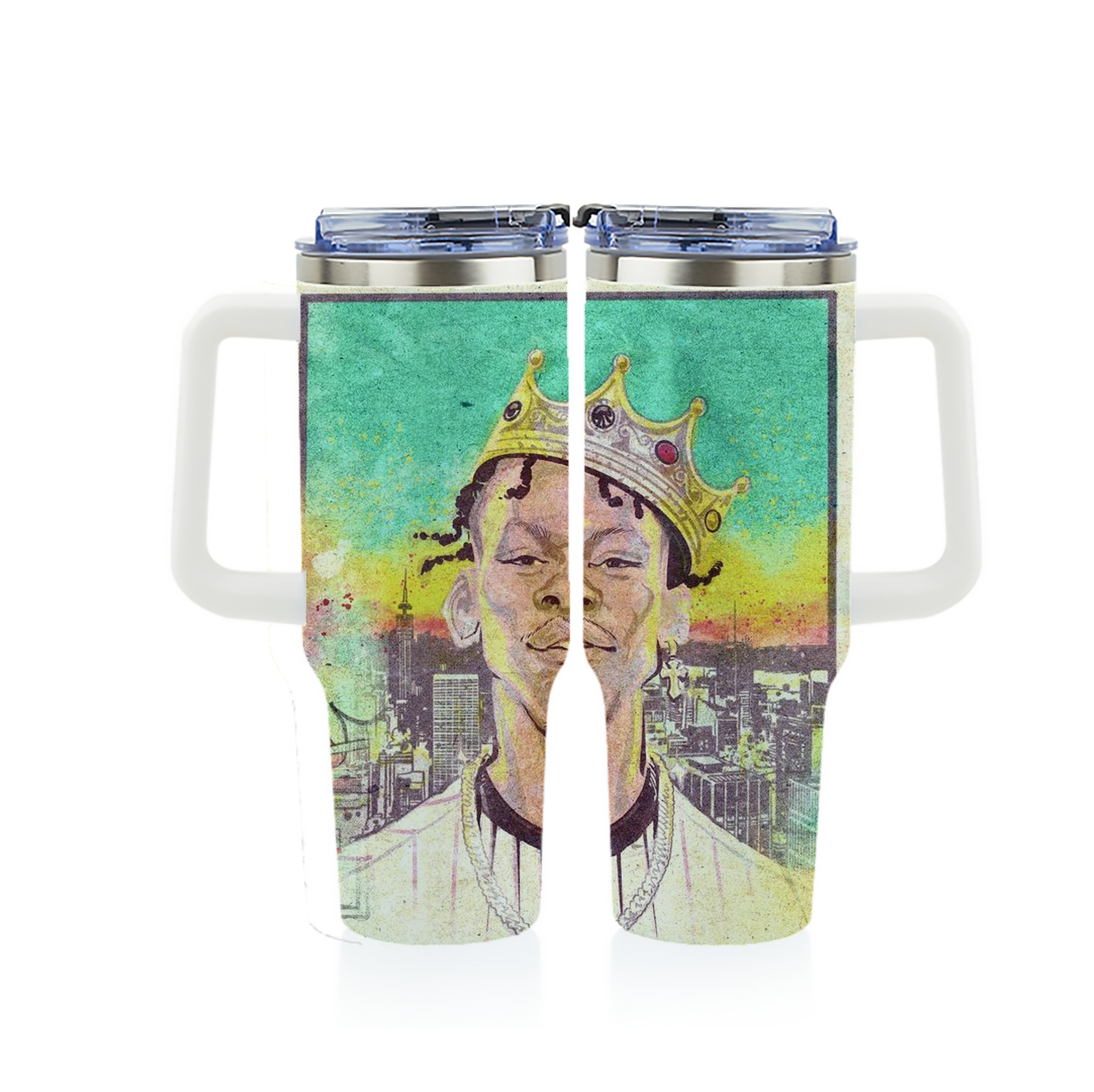 Jazz Chisholm Jr. 68 40oz Full Wrap Car Tumbler – Durable Stainless Steel Travel Mug With Vibrant UV Print – Double Wall Insulated, Fits Most Car Cup Holders