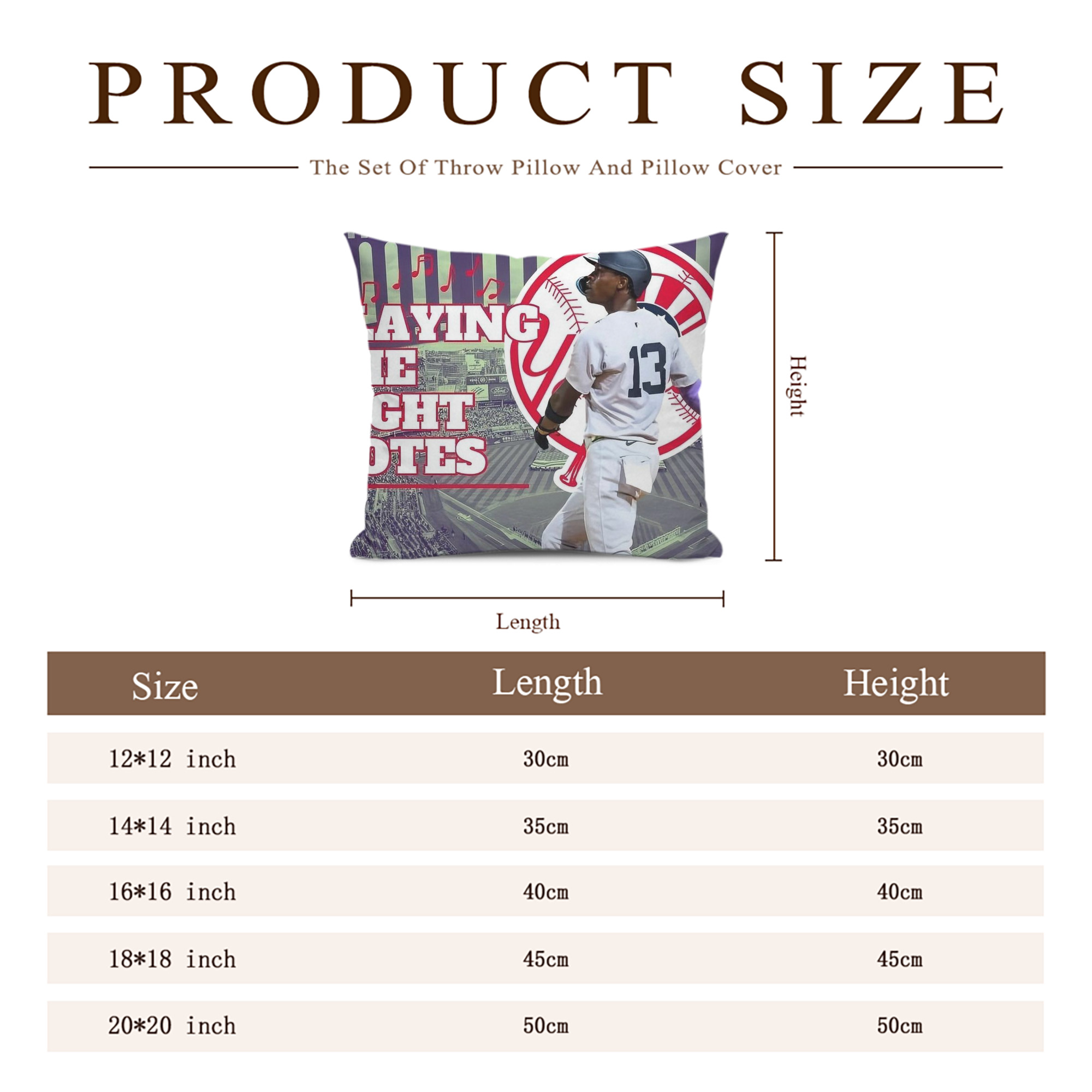  Soft Polyester Pillow Cover With Insert – Double-Sided Design, Invisible Zipper, Durable & Breathable – Easy Care Cushion Set