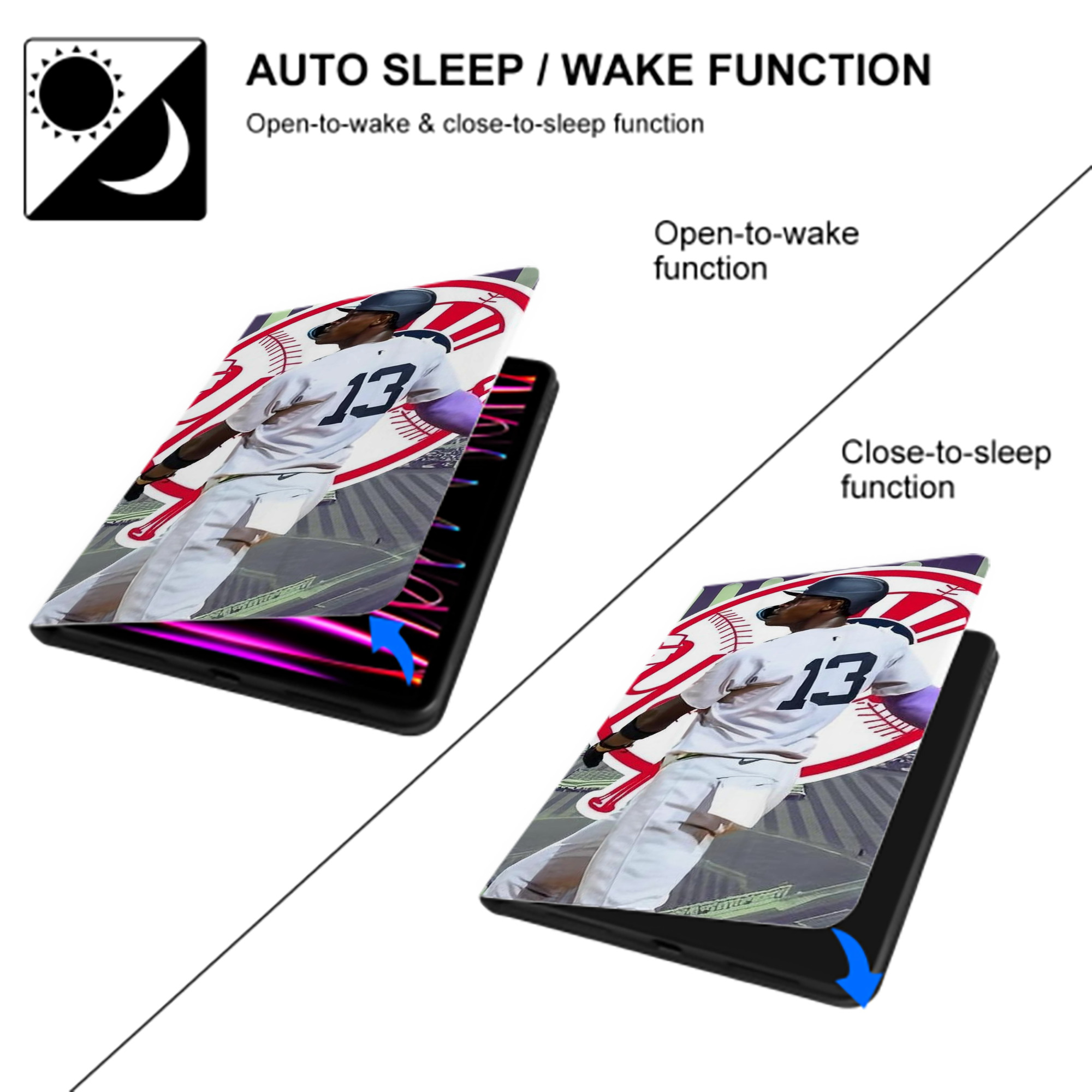  IPad Case Without Pencil Slot – Book-Style Cover With PU Leather & TPU – Slim, Durable, Scratch-Resistant, Full Protection & Easy Access