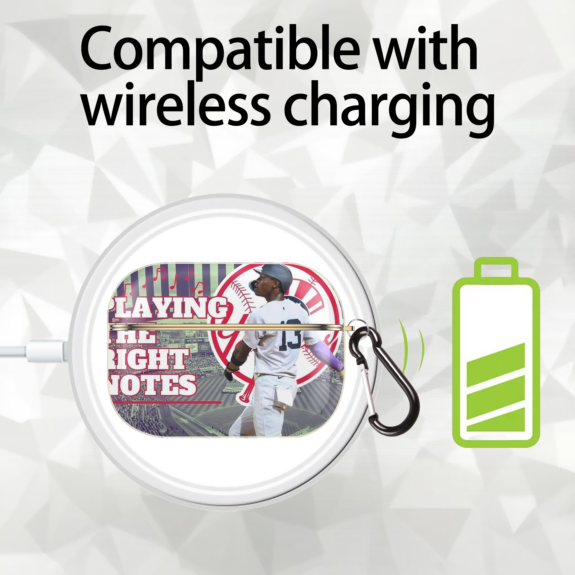  Luxury Gold AirPods Pro Case With Keychain, Flexible PC Material, Full Protection, Precise Cutouts, Anti-Fingerprint, Washable, Durable Design