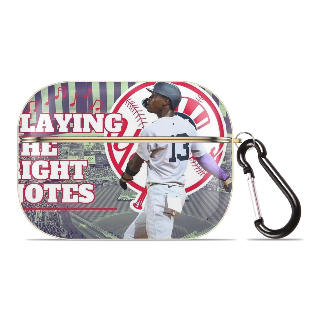  Luxury Gold AirPods Pro Case With Keychain, Flexible PC Material, Full Protection, Precise Cutouts, Anti-Fingerprint, Washable, Durable Design