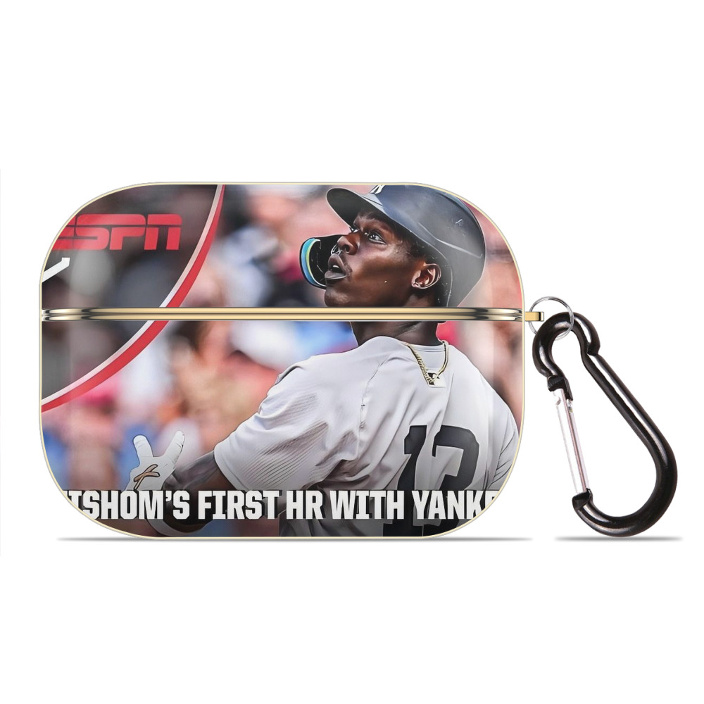 Jazz Chisholm Jr. 69 Luxury Gold AirPods Pro Case With Keychain, Flexible PC Material, Full Protection, Precise Cutouts, Anti-Fingerprint, Washable, Durable Design