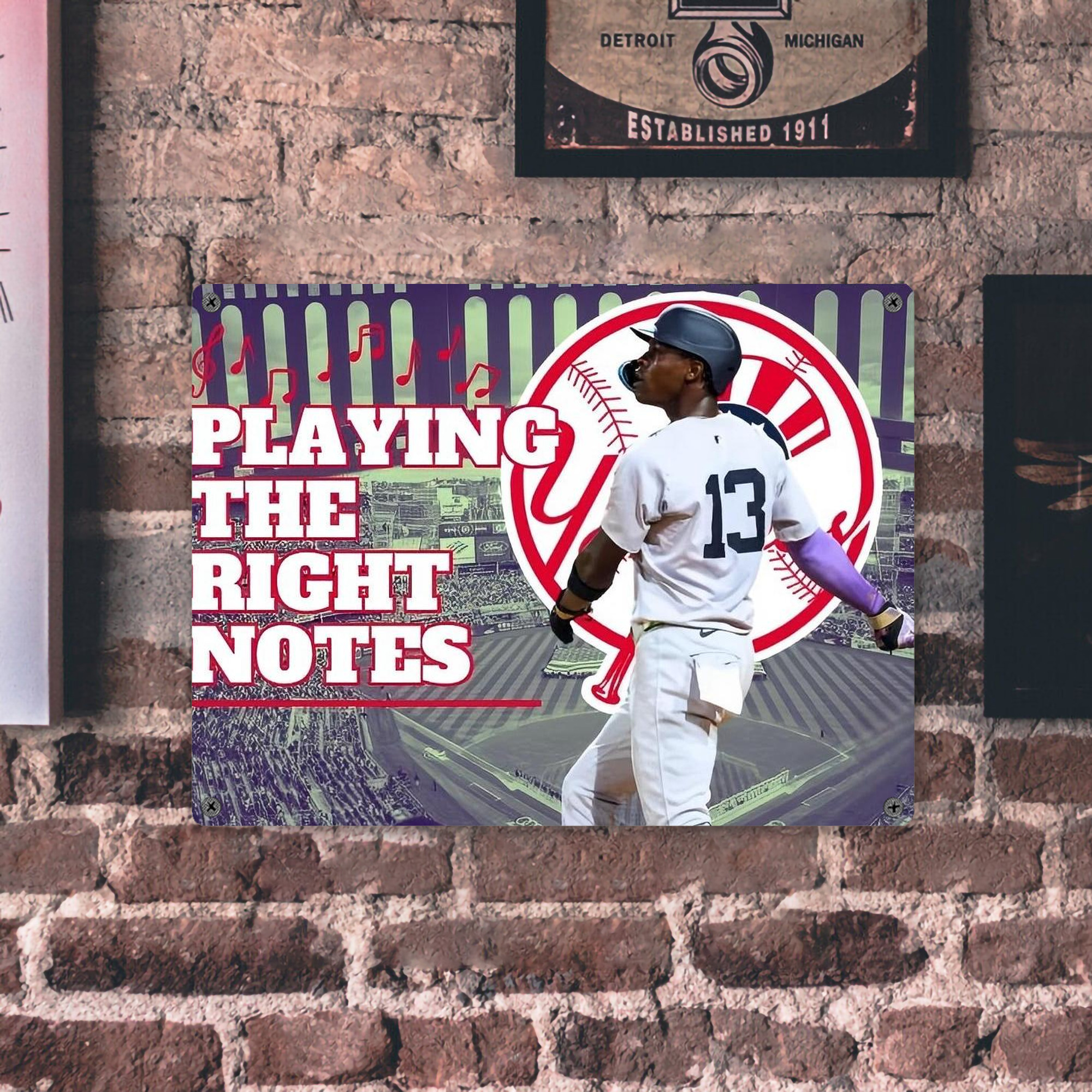  Vintage Metal Tin Sign 16x12 – Full-Print Iron Wall Decor – Durable, Fade-Resistant – Easy To Hang – Ideal For Home, Bar, Kitchen & Office Decor