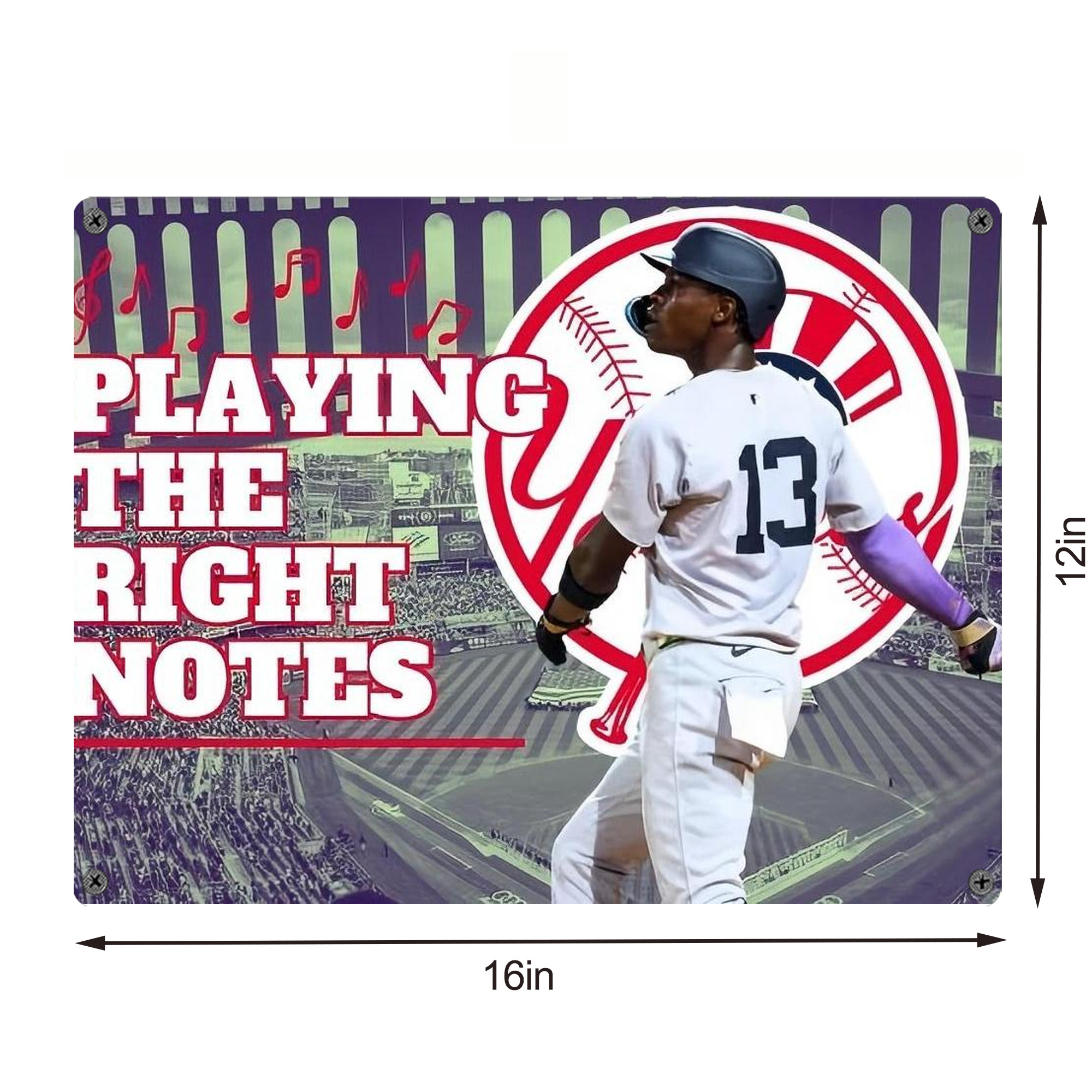  Vintage Metal Tin Sign 16x12 – Full-Print Iron Wall Decor – Durable, Fade-Resistant – Easy To Hang – Ideal For Home, Bar, Kitchen & Office Decor