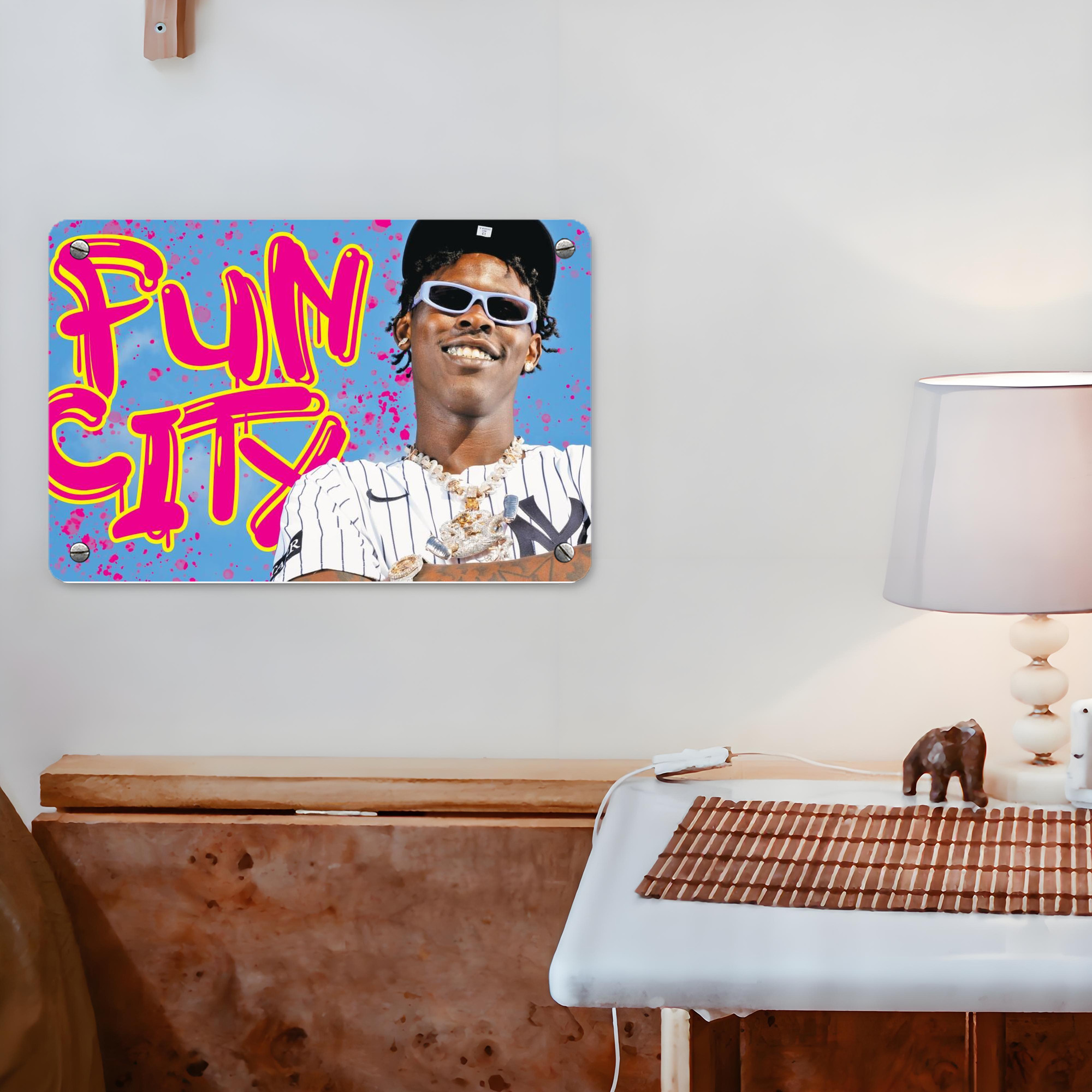 Jazz Chisholm Jr. 66 Metal Tin Sign 12x8inch - Premium Full-Print Decorative Wall Art, Durable Rust-Resistant Metal Plaque For Living Room, Bedroom, Kitchen, Office, Bar Décor