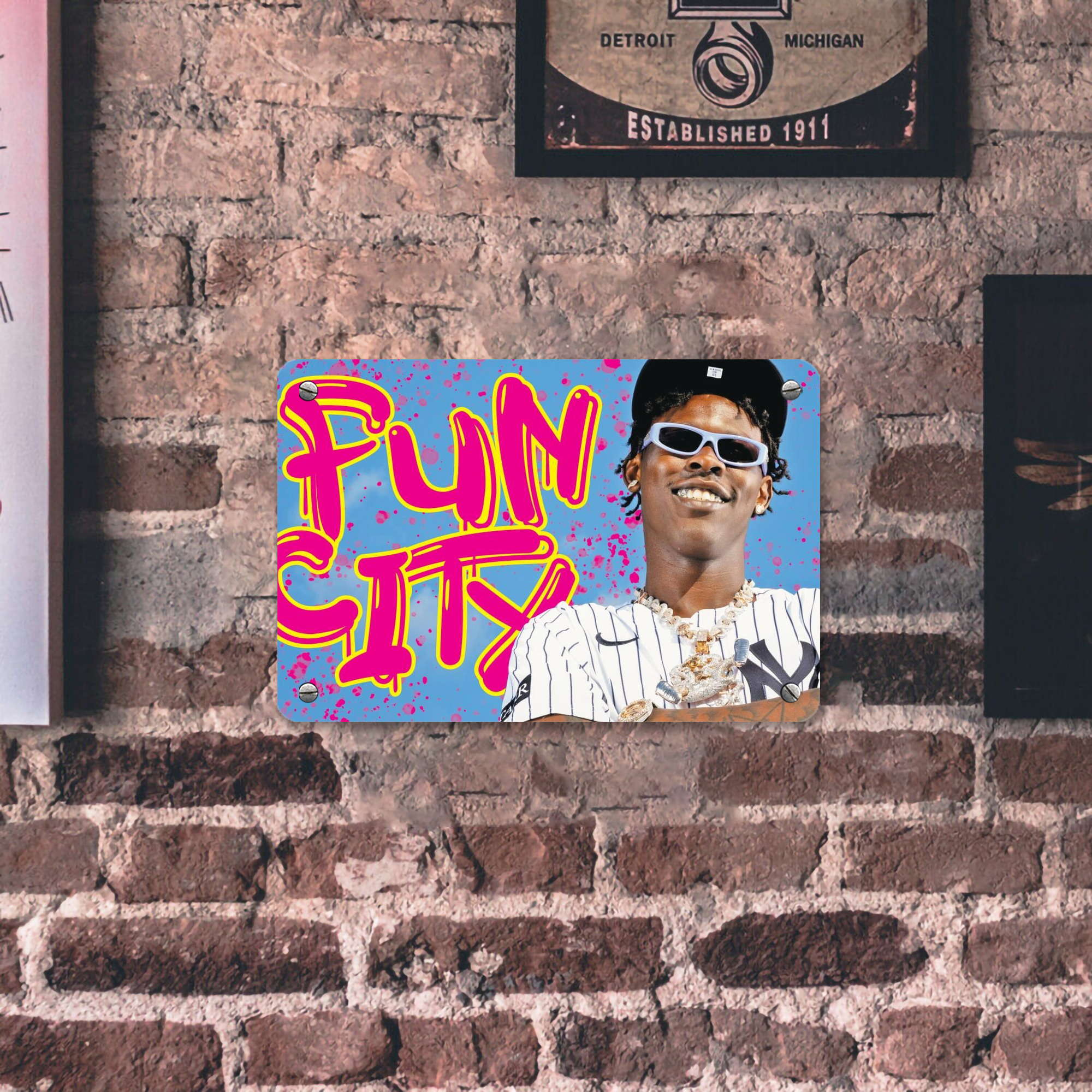 Jazz Chisholm Jr. 66 Metal Tin Sign 12x8inch - Premium Full-Print Decorative Wall Art, Durable Rust-Resistant Metal Plaque For Living Room, Bedroom, Kitchen, Office, Bar Décor