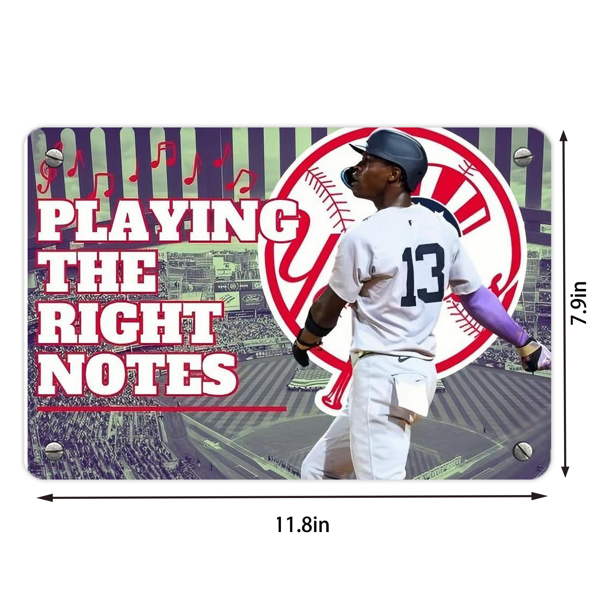  Metal Tin Sign 12x8inch - Premium Full-Print Decorative Wall Art, Durable Rust-Resistant Metal Plaque For Living Room, Bedroom, Kitchen, Office, Bar Décor