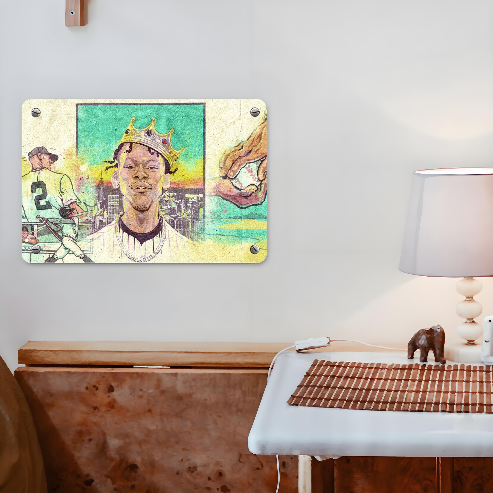 Jazz Chisholm Jr. 68 Metal Tin Sign 12x8inch - Premium Full-Print Decorative Wall Art, Durable Rust-Resistant Metal Plaque For Living Room, Bedroom, Kitchen, Office, Bar Décor