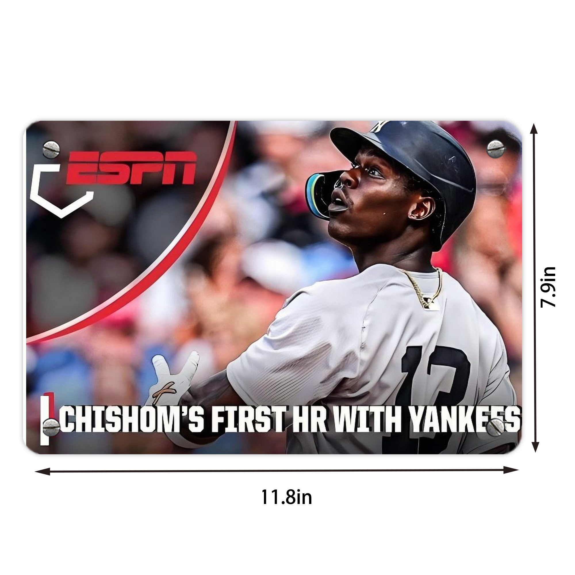 Jazz Chisholm Jr. 69 Metal Tin Sign 12x8inch - Premium Full-Print Decorative Wall Art, Durable Rust-Resistant Metal Plaque For Living Room, Bedroom, Kitchen, Office, Bar Décor