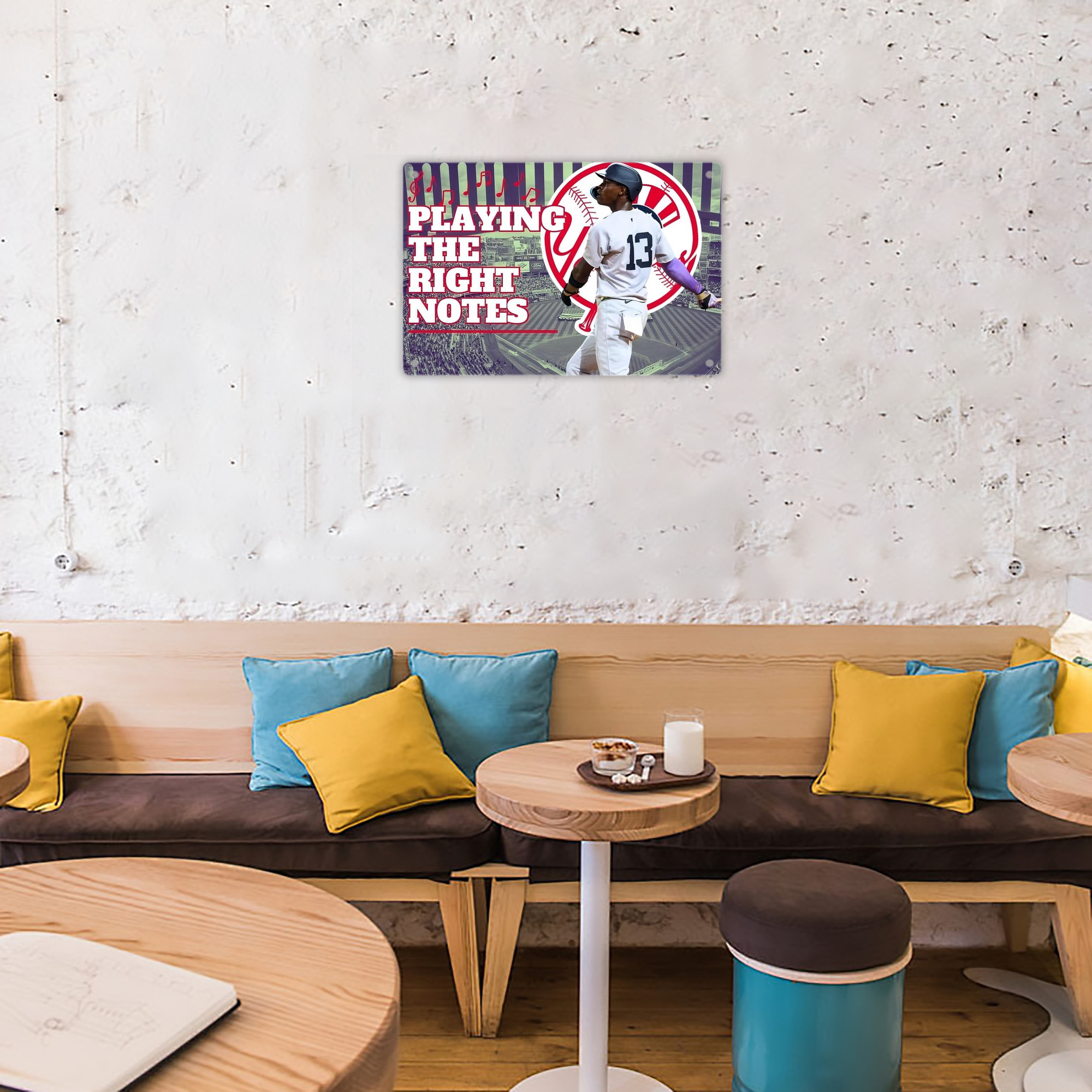  Decorative Aluminum Plaque – Horizontal Design – Durable, Stylish, Easy To Install – Ideal For Home, Office, Bar, And More