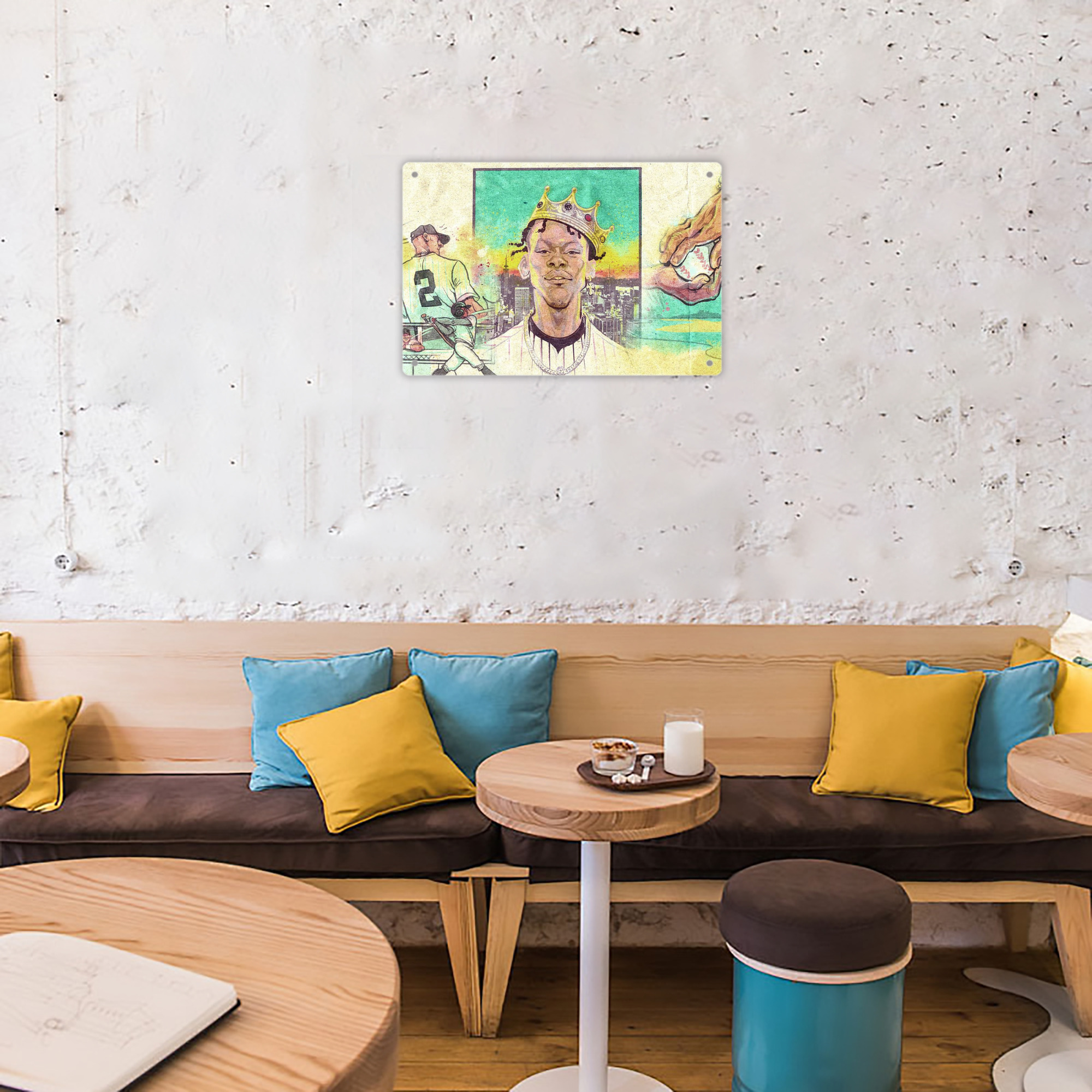 Jazz Chisholm Jr. 68 Decorative Aluminum Plaque – Horizontal Design – Durable, Stylish, Easy To Install – Ideal For Home, Office, Bar, And More