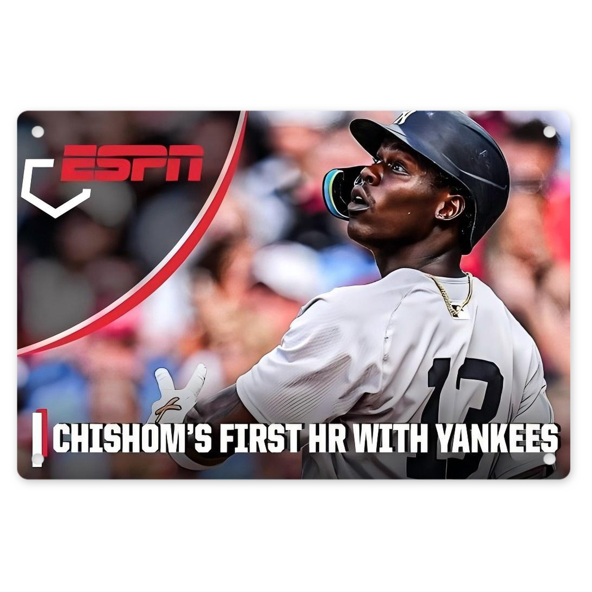 Jazz Chisholm Jr. 69 Decorative Aluminum Plaque – Horizontal Design – Durable, Stylish, Easy To Install – Ideal For Home, Office, Bar, And More