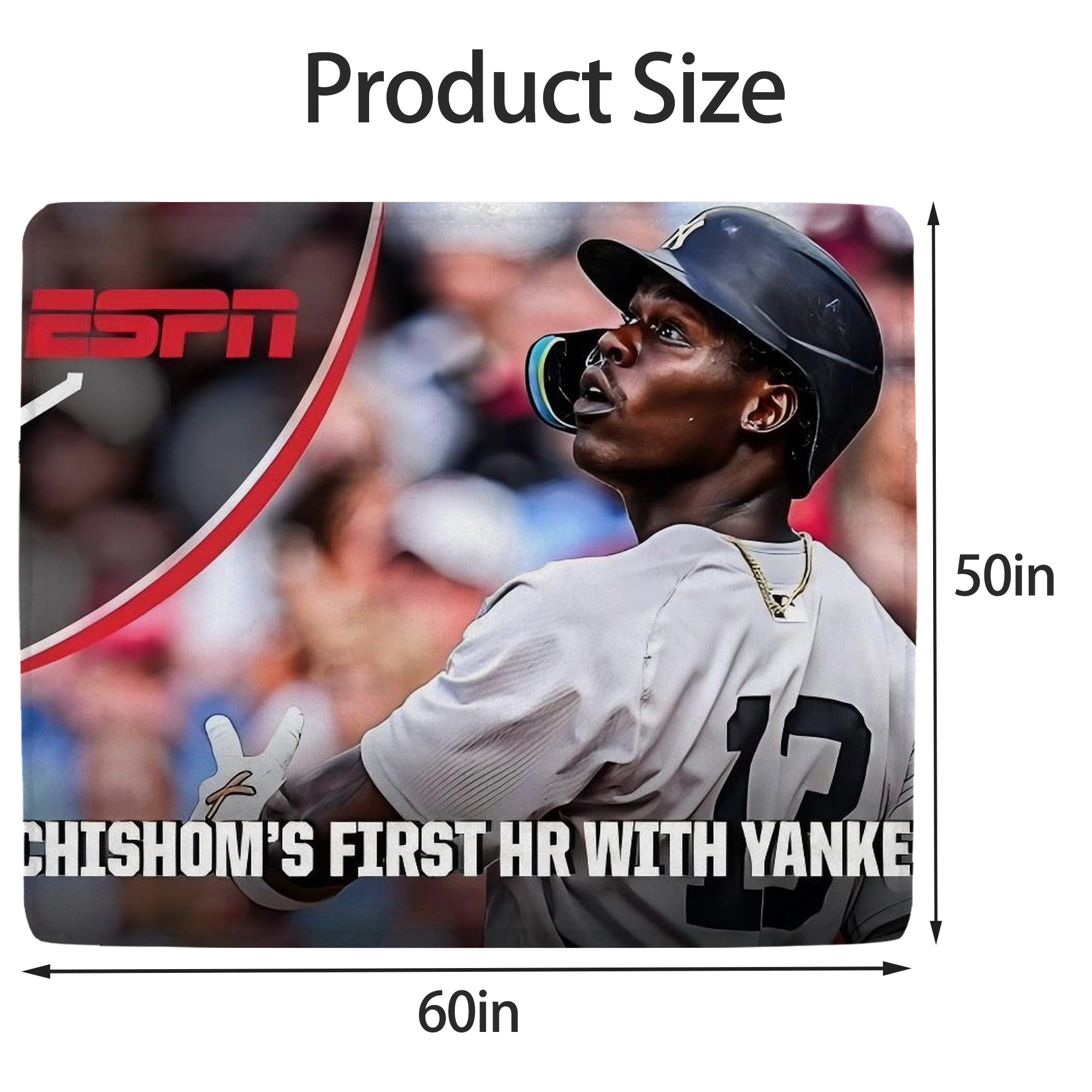 Jazz Chisholm Jr. 69 Soft Fleece Throw Blanket 50 X 60 Inch – Super Soft, Lightweight, And Durable – Perfect For Sofa, Bed, Camping, And More – Ideal Gift For Family And Friends