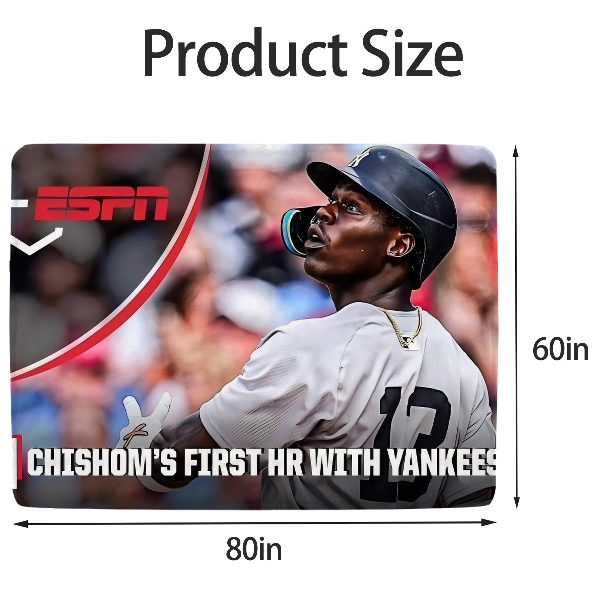 Jazz Chisholm Jr. 69 Soft Fleece Throw Blanket 60 X 80 Inch – Super Soft, Lightweight, And Durable – Perfect For Sofa, Bed, Camping, And More – Ideal Gift For Family And Friends