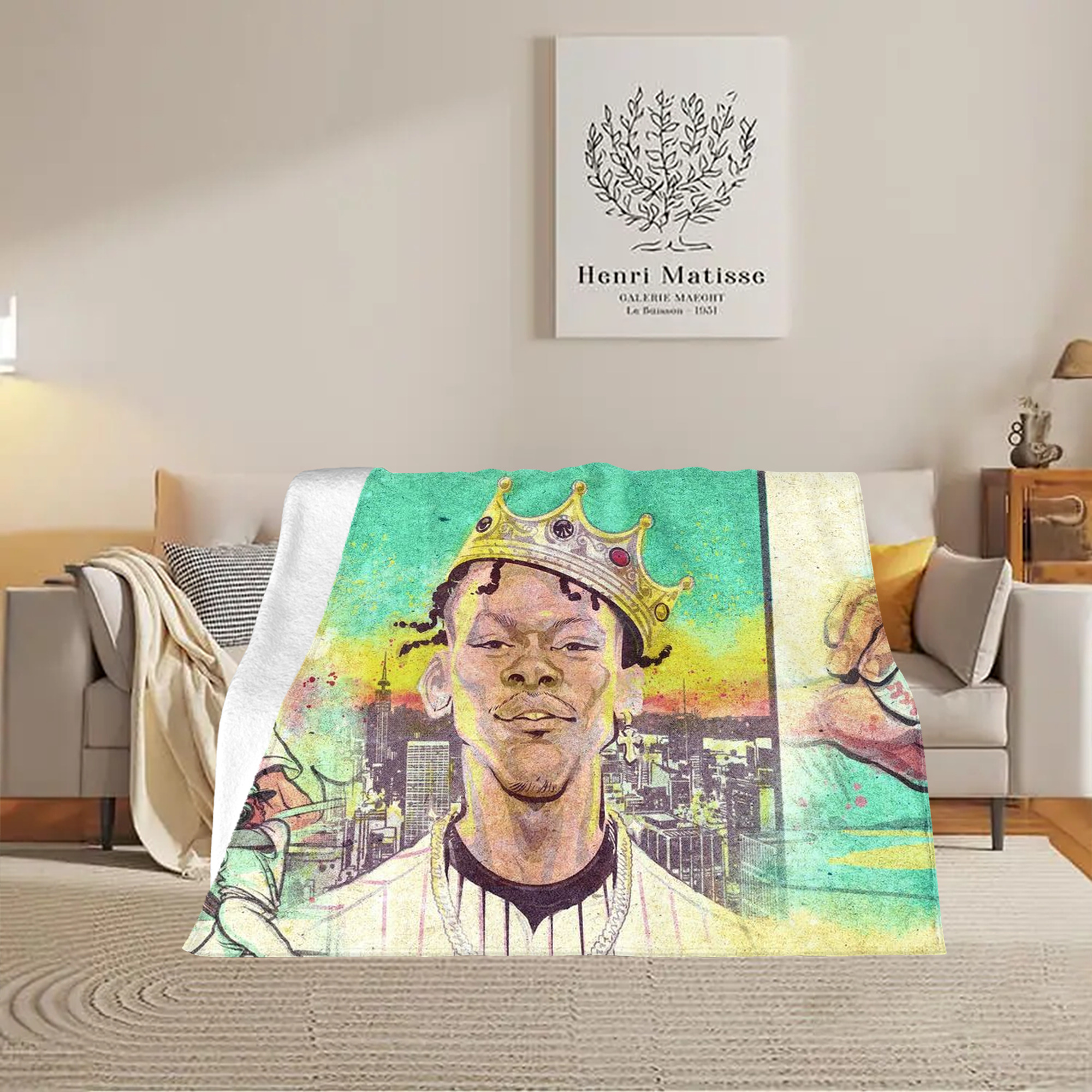 Jazz Chisholm Jr. 68 Soft Fleece Throw Blanket 60 X 80 Inch – Super Soft, Lightweight, And Durable – Perfect For Sofa, Bed, Camping, And More – Ideal Gift For Family And Friends