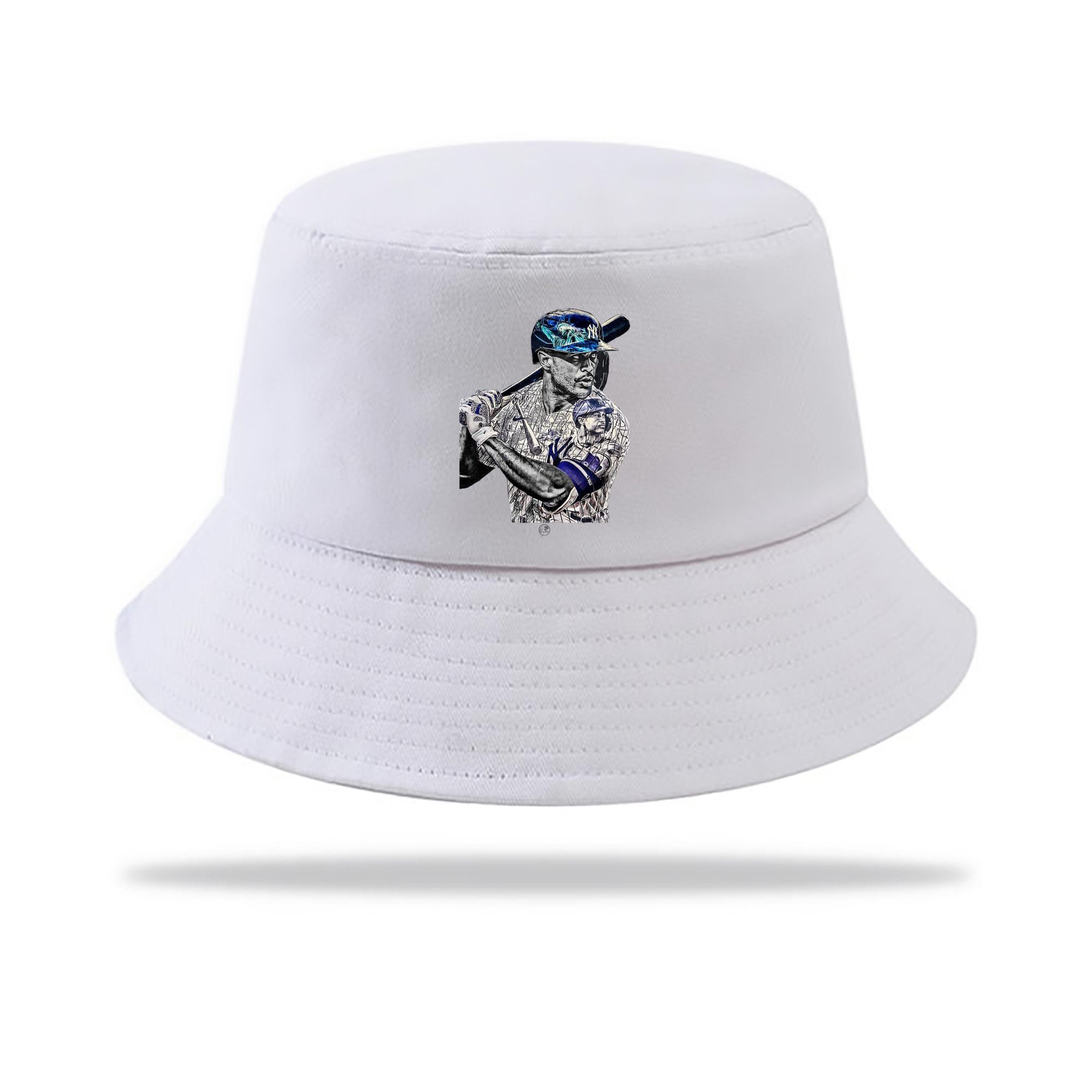 Giancarlo Stanton 5 Outdoor Sun Protection Bucket Hat – Lightweight Breathable Knit & Woven Fabric – Ergonomic Wide Brim, Sweat-Absorbent, Stylish & Comfortable For Sports And Everyday Wear