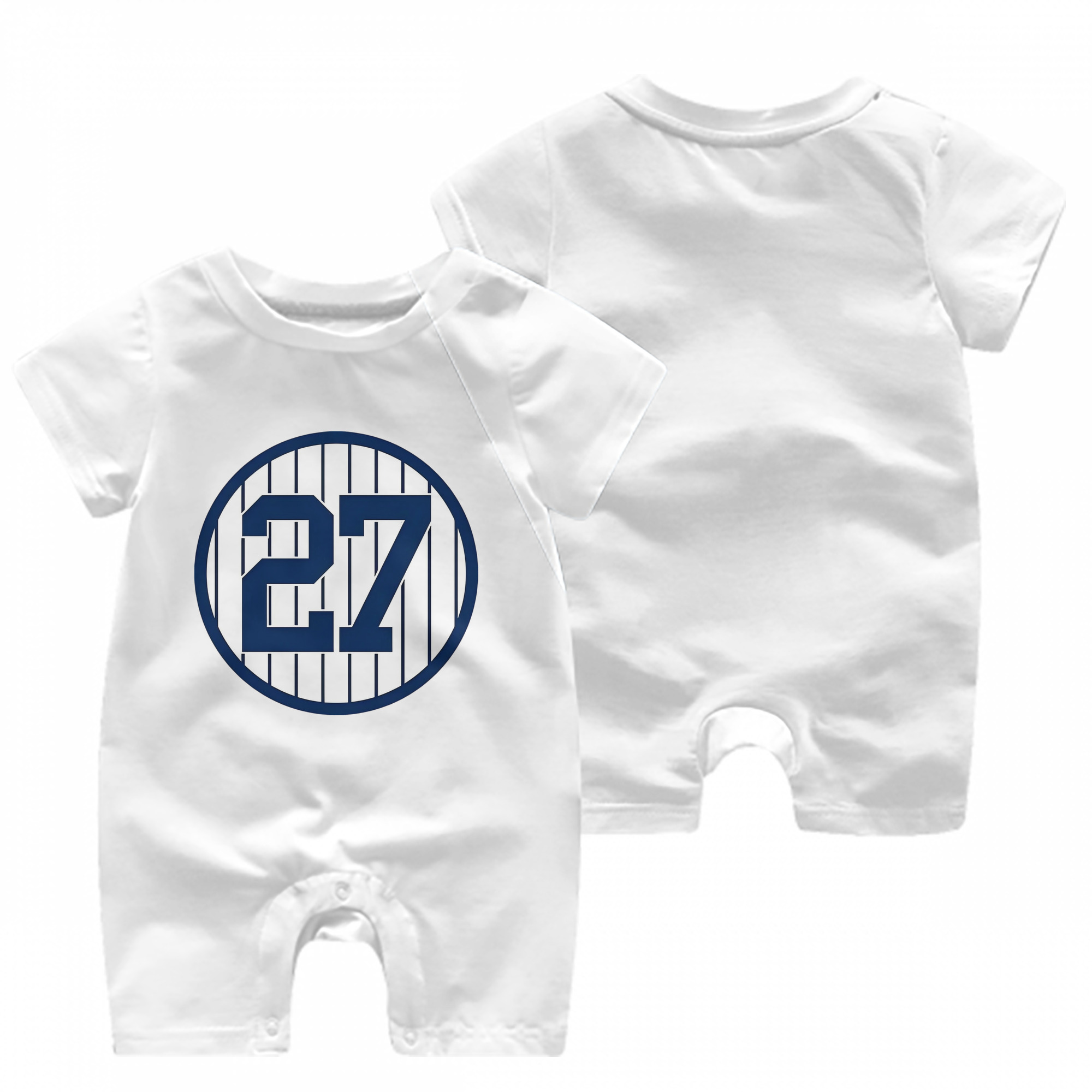 Giancarlo Stanton 3 Baby Short Sleeve Onesie – 100% Cotton Soft & Breathable Digital Print Romper – Double-Sided Print, Snap Closure For Easy Diaper Changes – Comfortable For Boys & Girls
