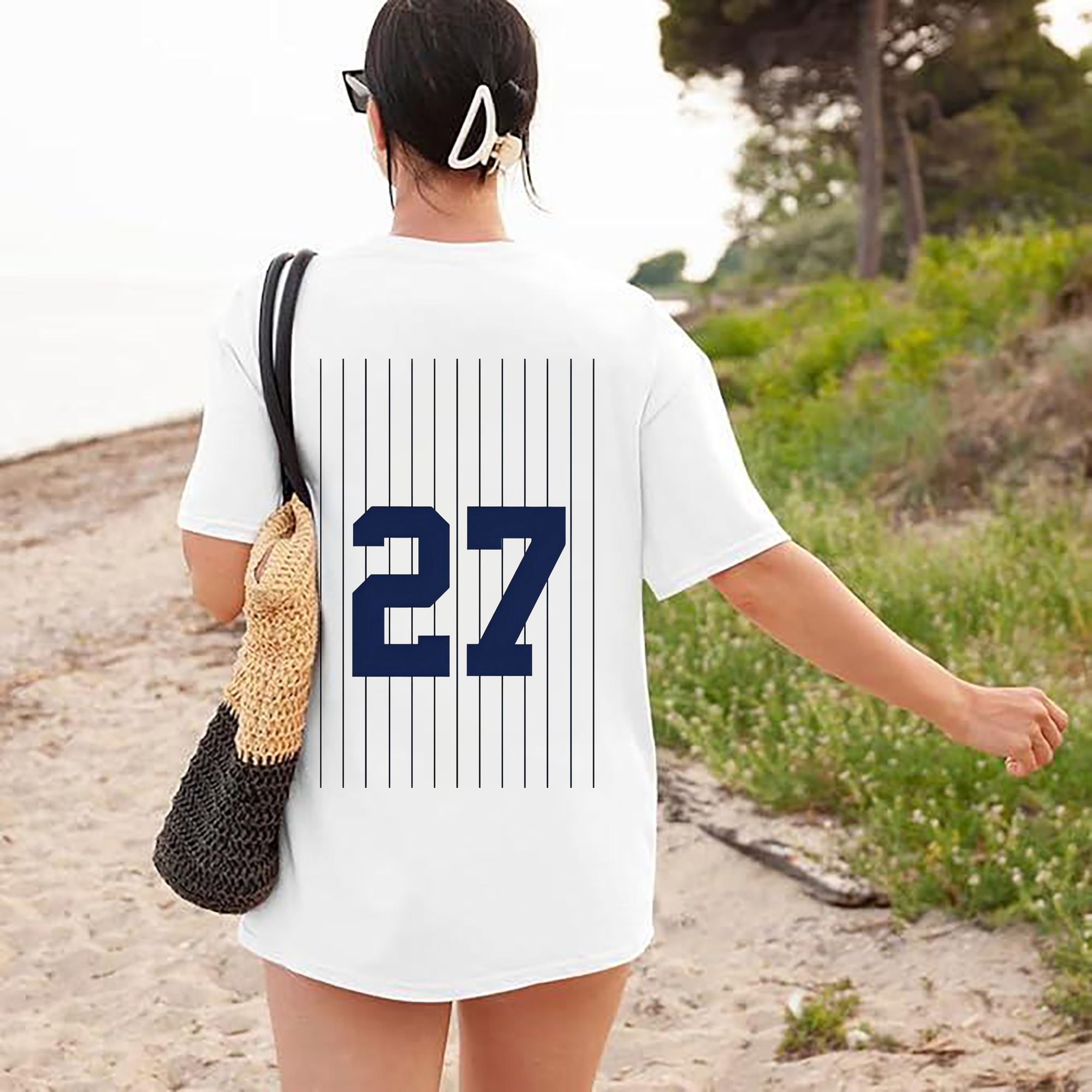 Giancarlo Stanton 1 180g Combed Cotton T-Shirt With Back Heat Transfer Print – Soft, Lightweight, Fitted Design – Stylish Casual Wear For Sports & Everyday Use