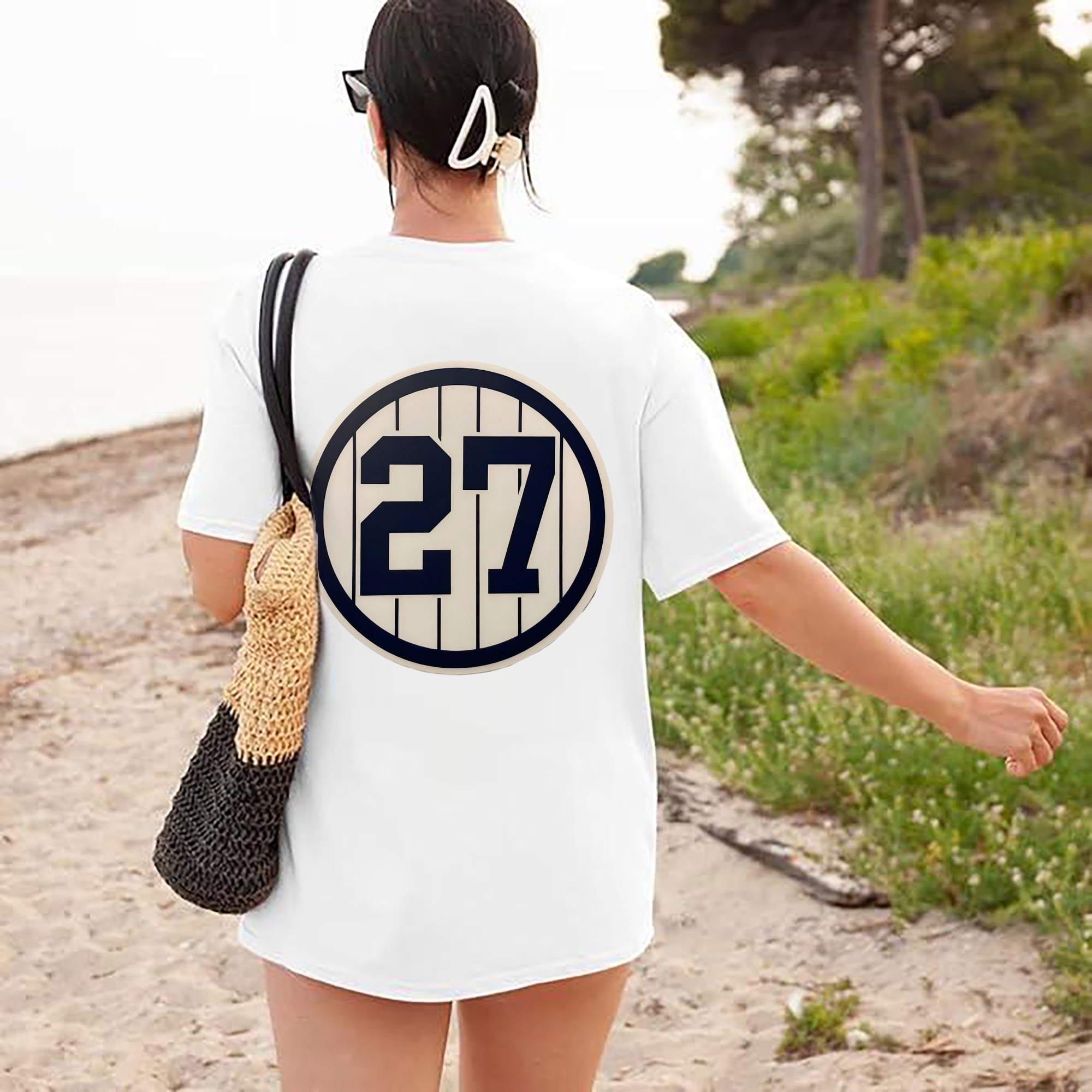 Giancarlo Stanton 2 180g Combed Cotton T-Shirt With Back Heat Transfer Print – Soft, Lightweight, Fitted Design – Stylish Casual Wear For Sports & Everyday Use