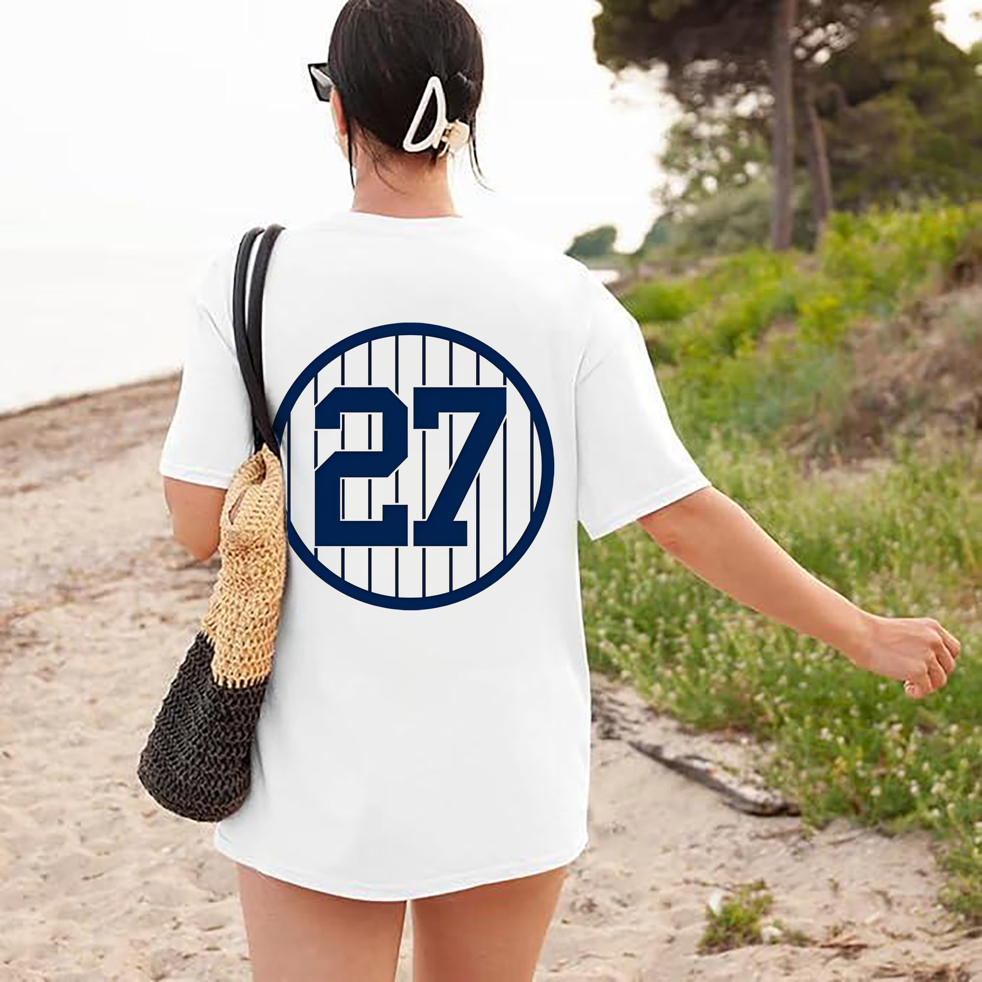 Giancarlo Stanton 3 180g Combed Cotton T-Shirt With Back Heat Transfer Print – Soft, Lightweight, Fitted Design – Stylish Casual Wear For Sports & Everyday Use