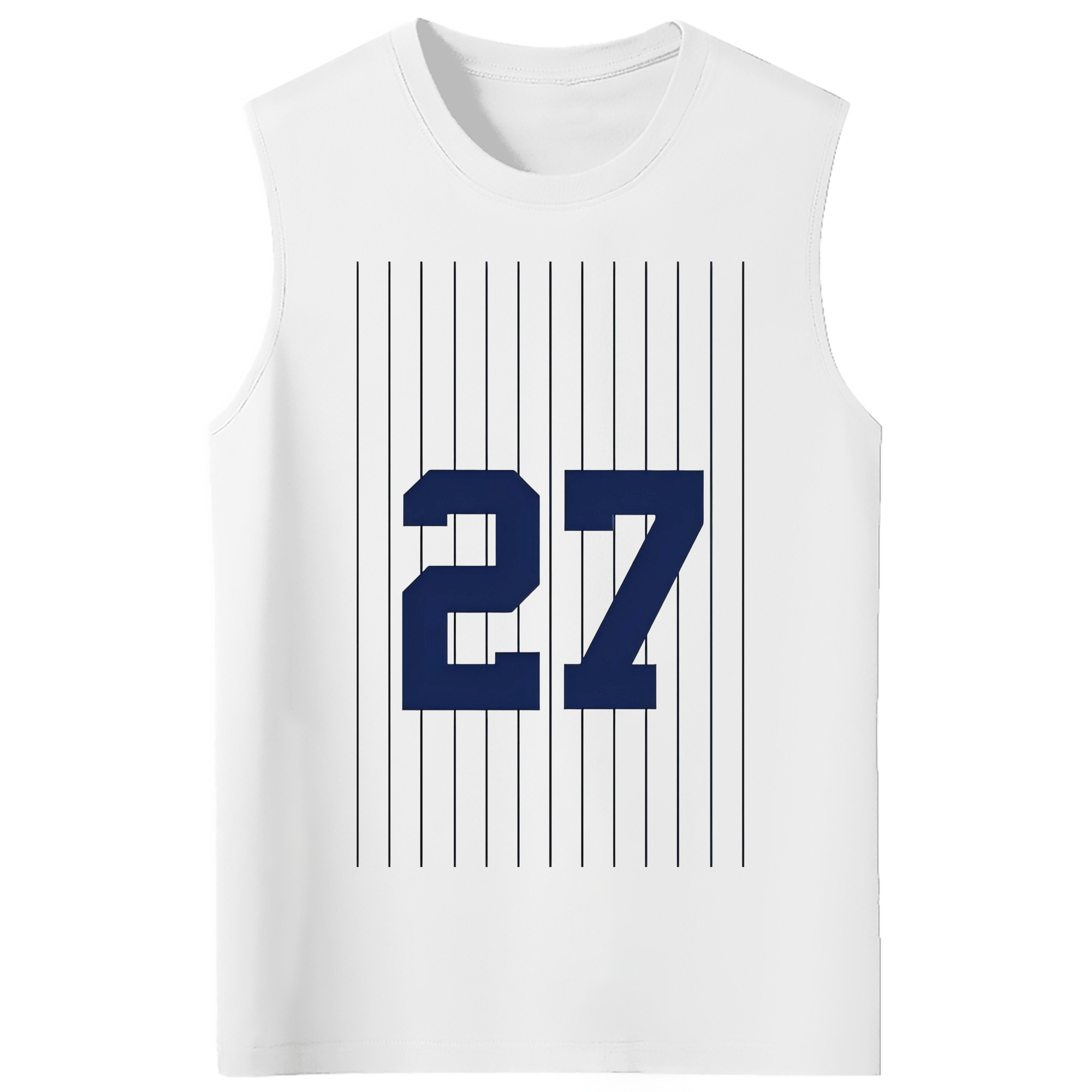 Giancarlo Stanton 1 210g Combed Cotton Tank Top With Front Heat Transfer Print – Soft, Lightweight, Fitted Design – Stylish & Comfortable Casual Wear For Sports & Everyday Use