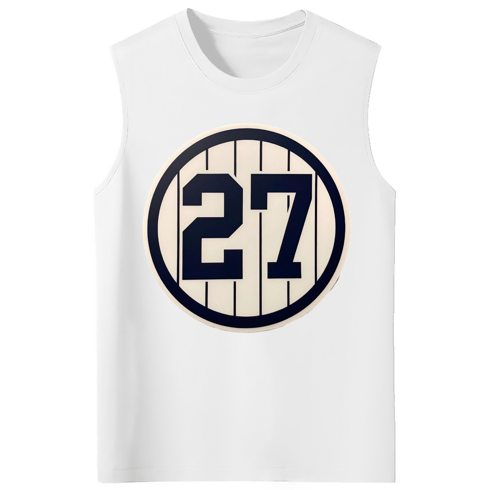 Giancarlo Stanton 2 210g Combed Cotton Tank Top With Front Heat Transfer Print – Soft, Lightweight, Fitted Design – Stylish & Comfortable Casual Wear For Sports & Everyday Use