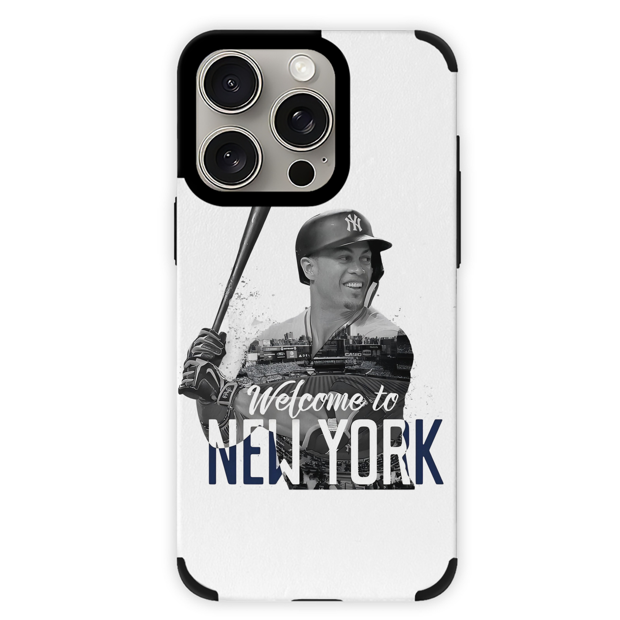 Giancarlo Stanton 4 IPhone 15 Pro Max PU Leather Case – Soft Lining, 360° Protection – Precise Fit, 3D Buttons, Easy Charging – Anti-Yellowing, Easy To Clean
